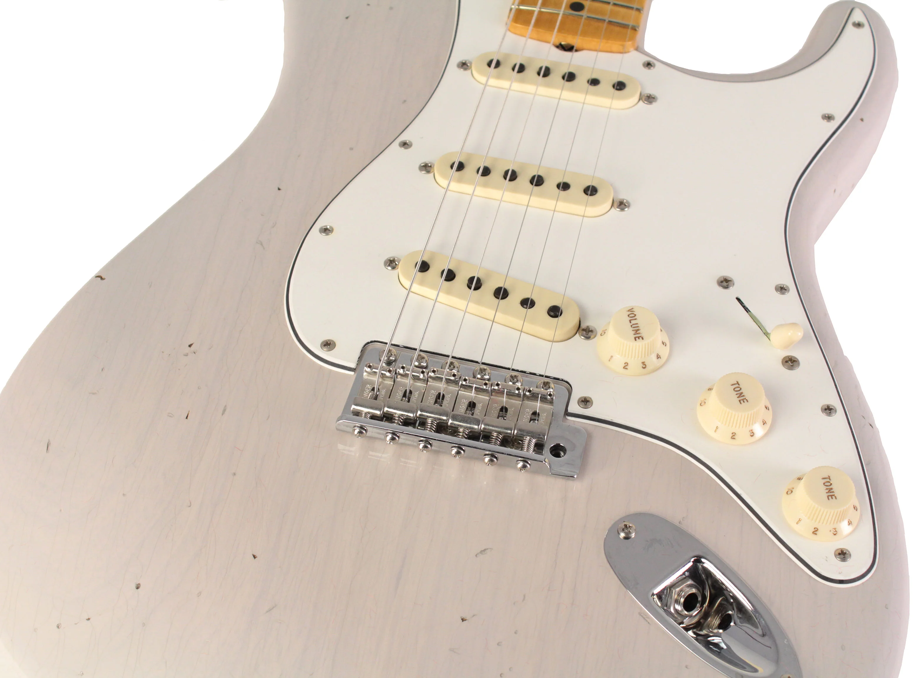 Fender Custom Shop Postmodern Strat Journeyman Relic W/ Cc Hardware, Dirty White Blonde - Image 3