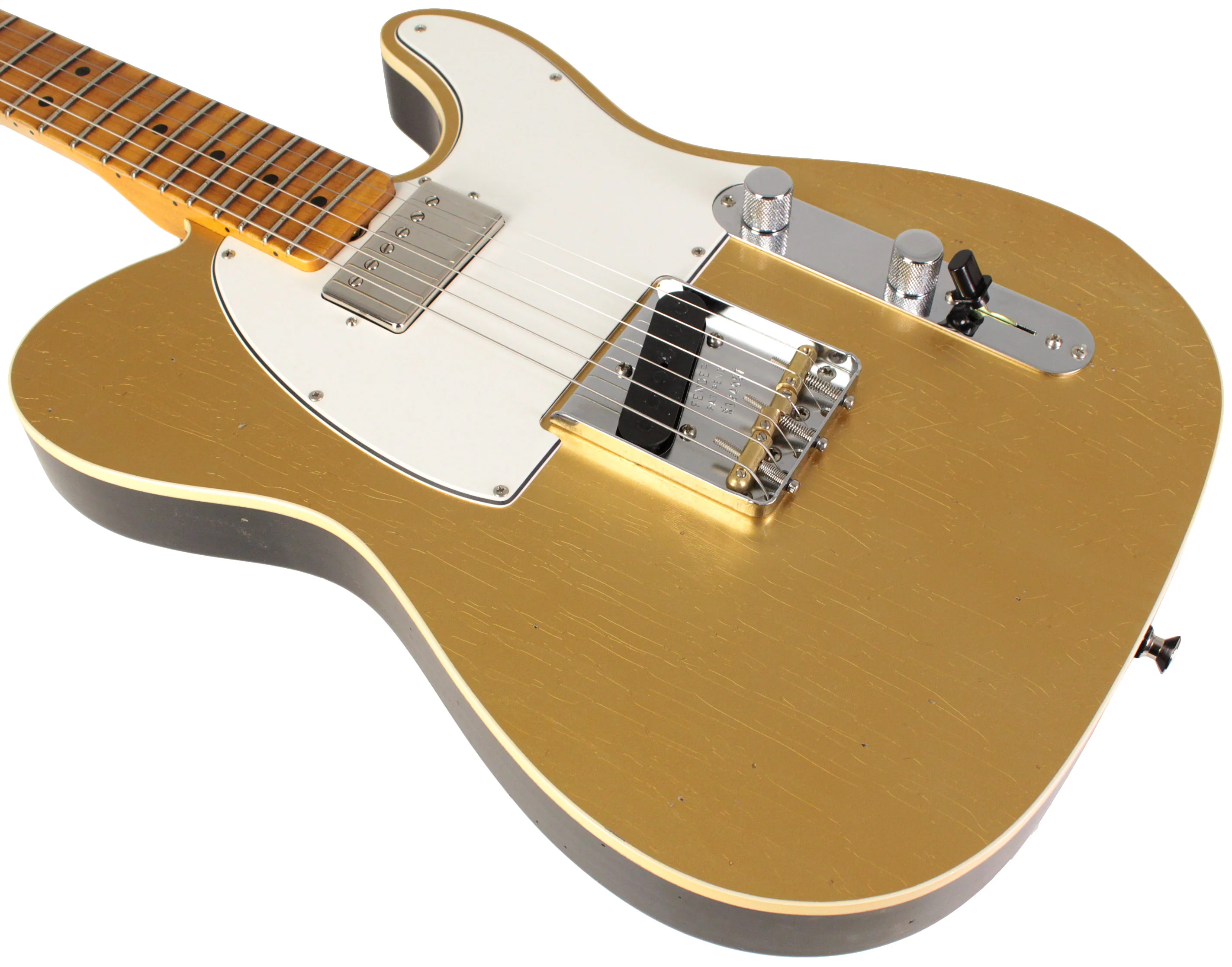 Fender Custom Shop Postmodern Tele Journeyman Relic W/ Cc Hardware, Aged Aztec Gold - Image 4