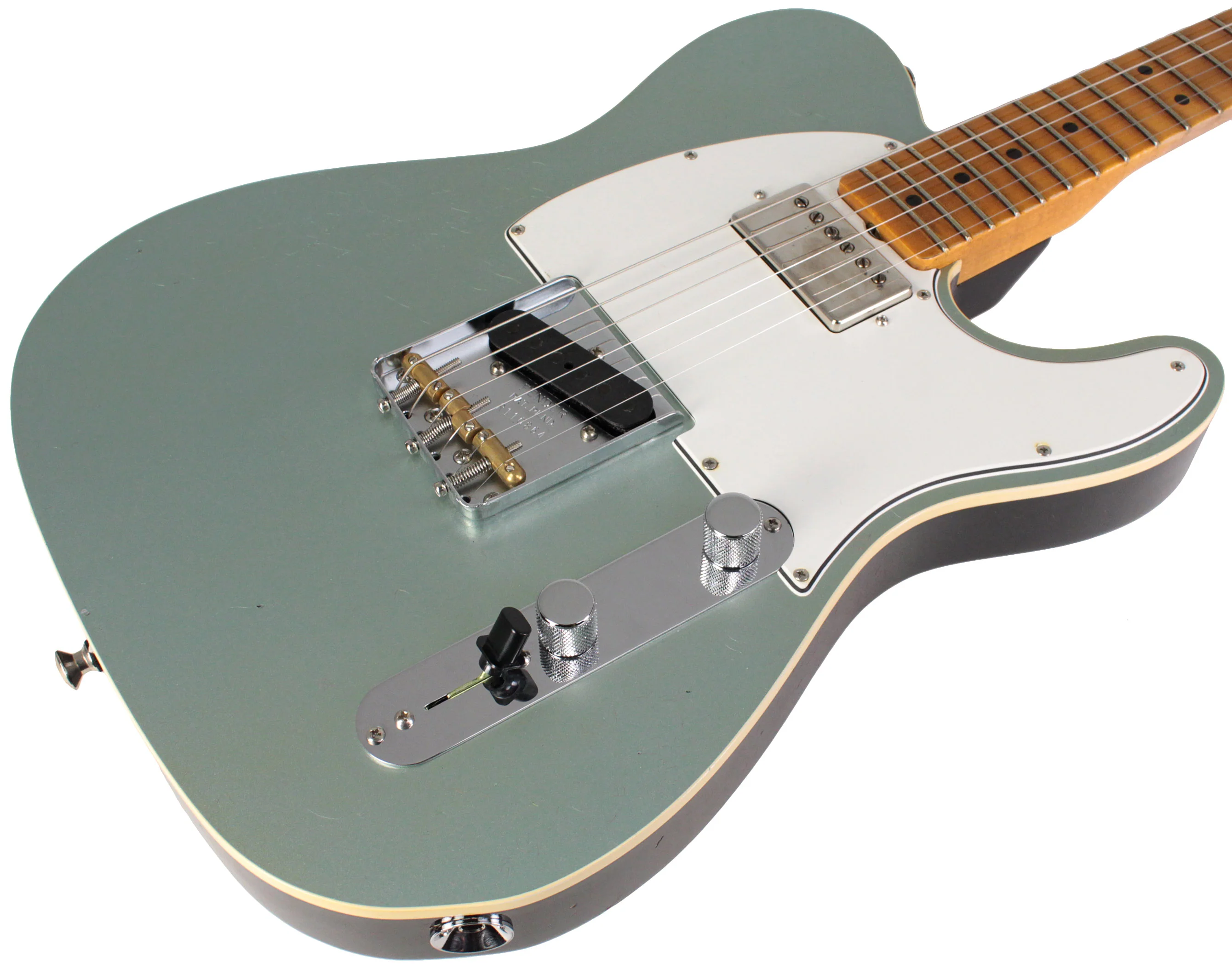Fender Custom Shop Postmodern Tele Journeyman Relic, CC Hardware, Aged Firemist Silver - Image 2