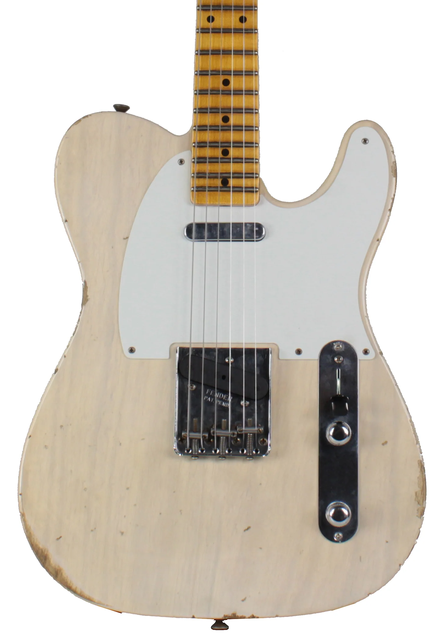 Fender Custom Shop Relic 1954 tele, Aged White Blonde - Image 2
