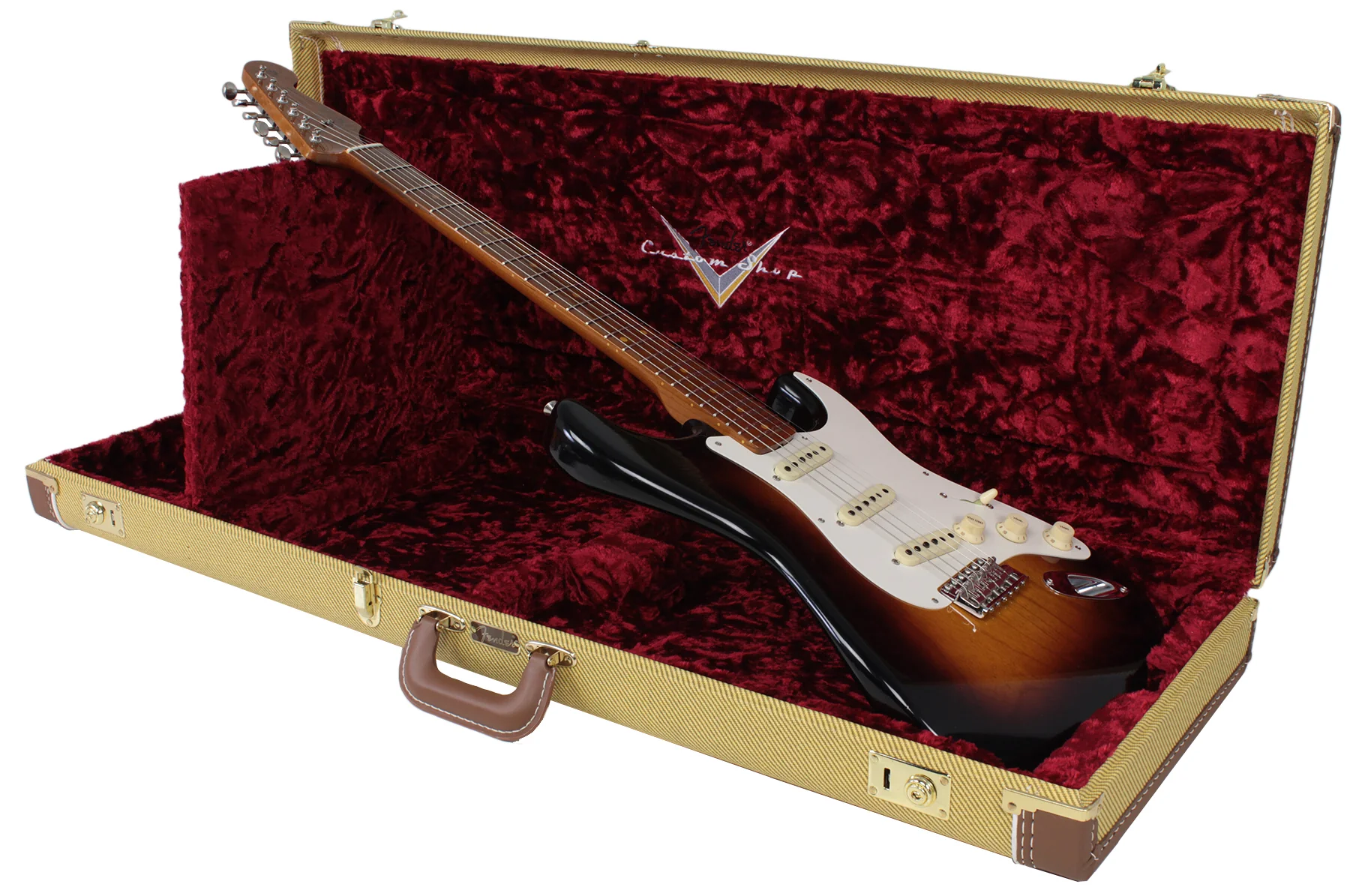 Fender Custom Shop Roasted 57 Journeyman Relic Strat Guitar, Wide Fade 2TS - Image 11