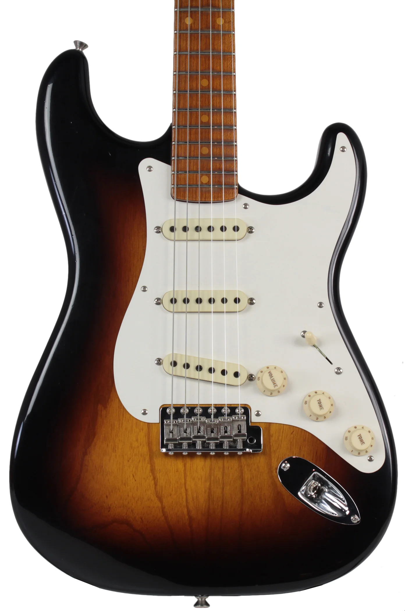 Fender Custom Shop Roasted 57 Journeyman Relic Strat Guitar, Wide Fade 2TS - Image 3