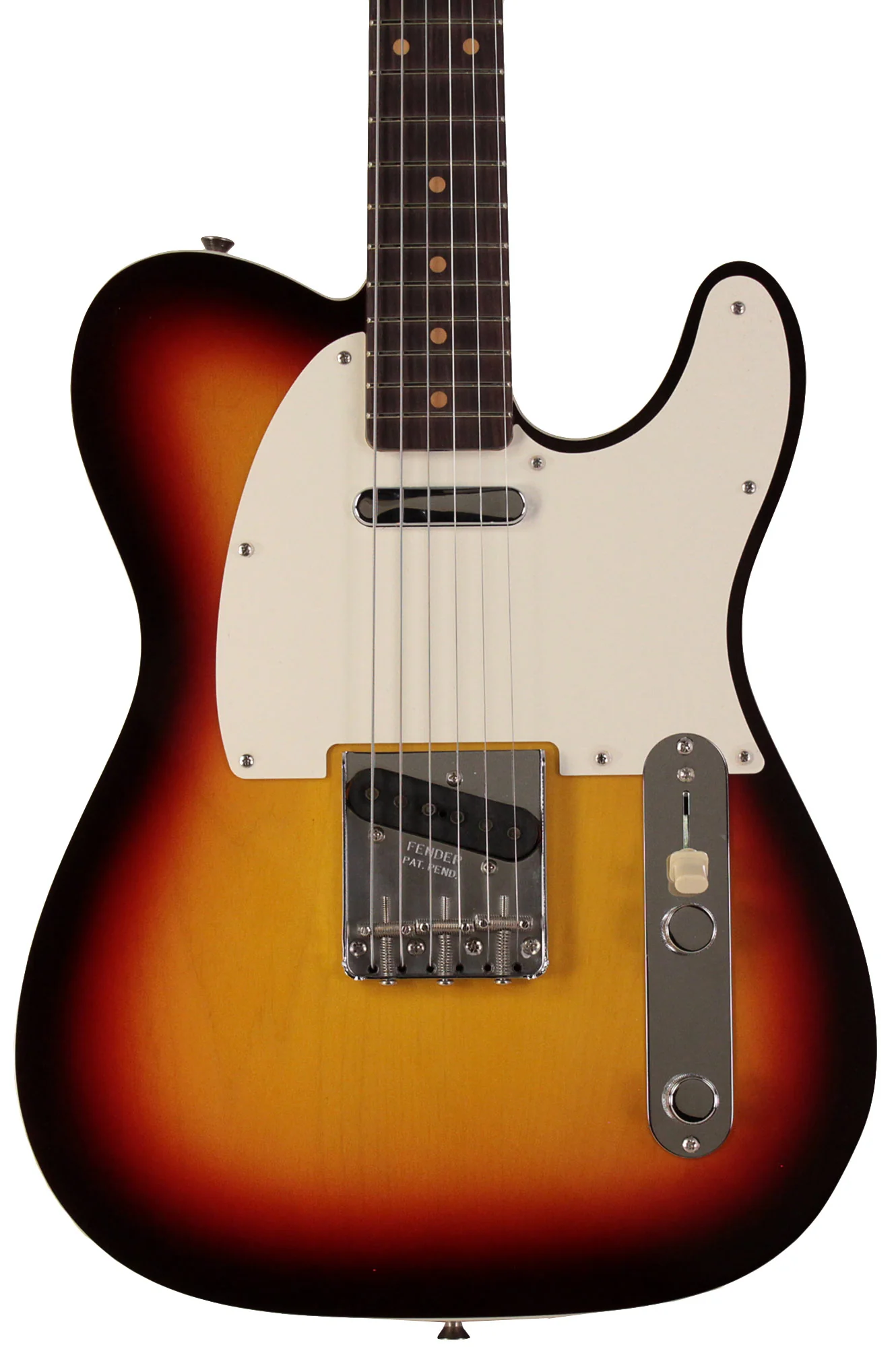 Fender Custom Shop Vintage Custom 1959 Telecaster Custom Guitar, Chocolate 3-Color Sunburst - Image 5