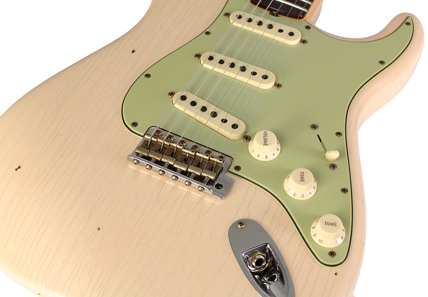 Fender Custom Shop 1960 Stratocaster, Journeyman Relic, Super Faded Aged Shell Pink - Image 3