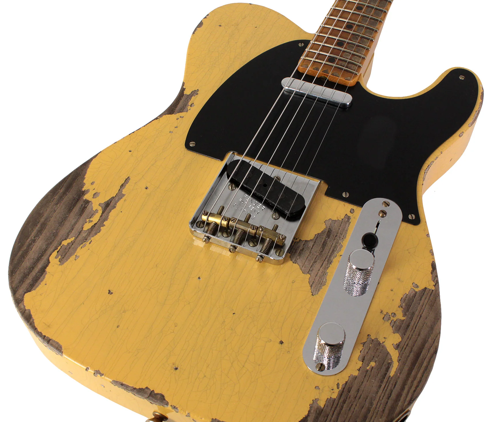 Fender Custom Shop 1950 Double Esquire, Heavy Relic, Aged Nocaster Blonde - Image 3