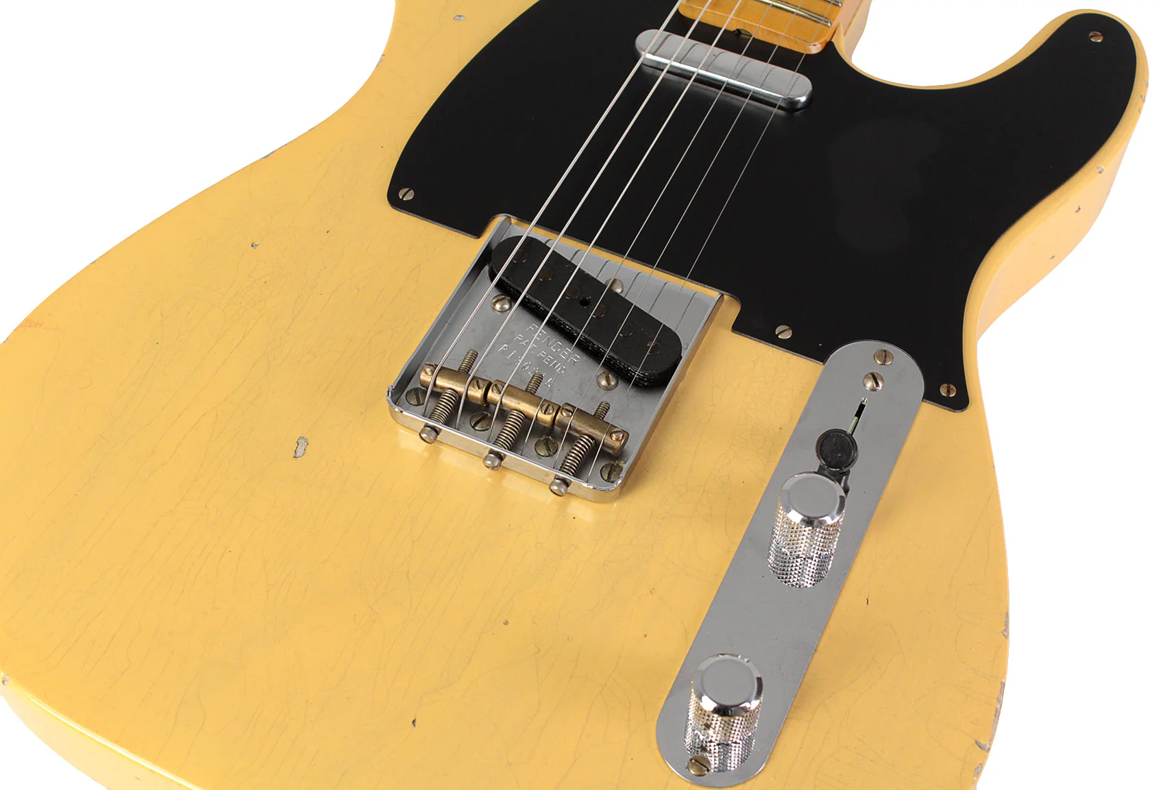 Fender Custom Shop 1950 Double Esquire, Relic, Aged Nocaster Blonde - Image 3