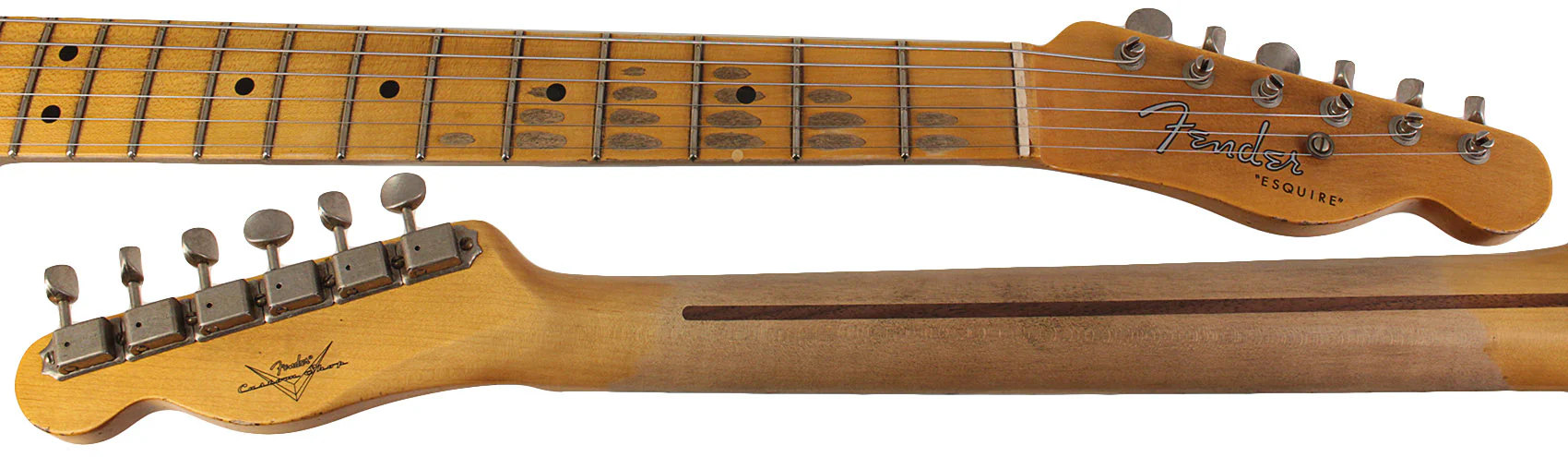 Fender Custom Shop 1950 Double Esquire, Relic, Aged Nocaster Blonde - Image 8