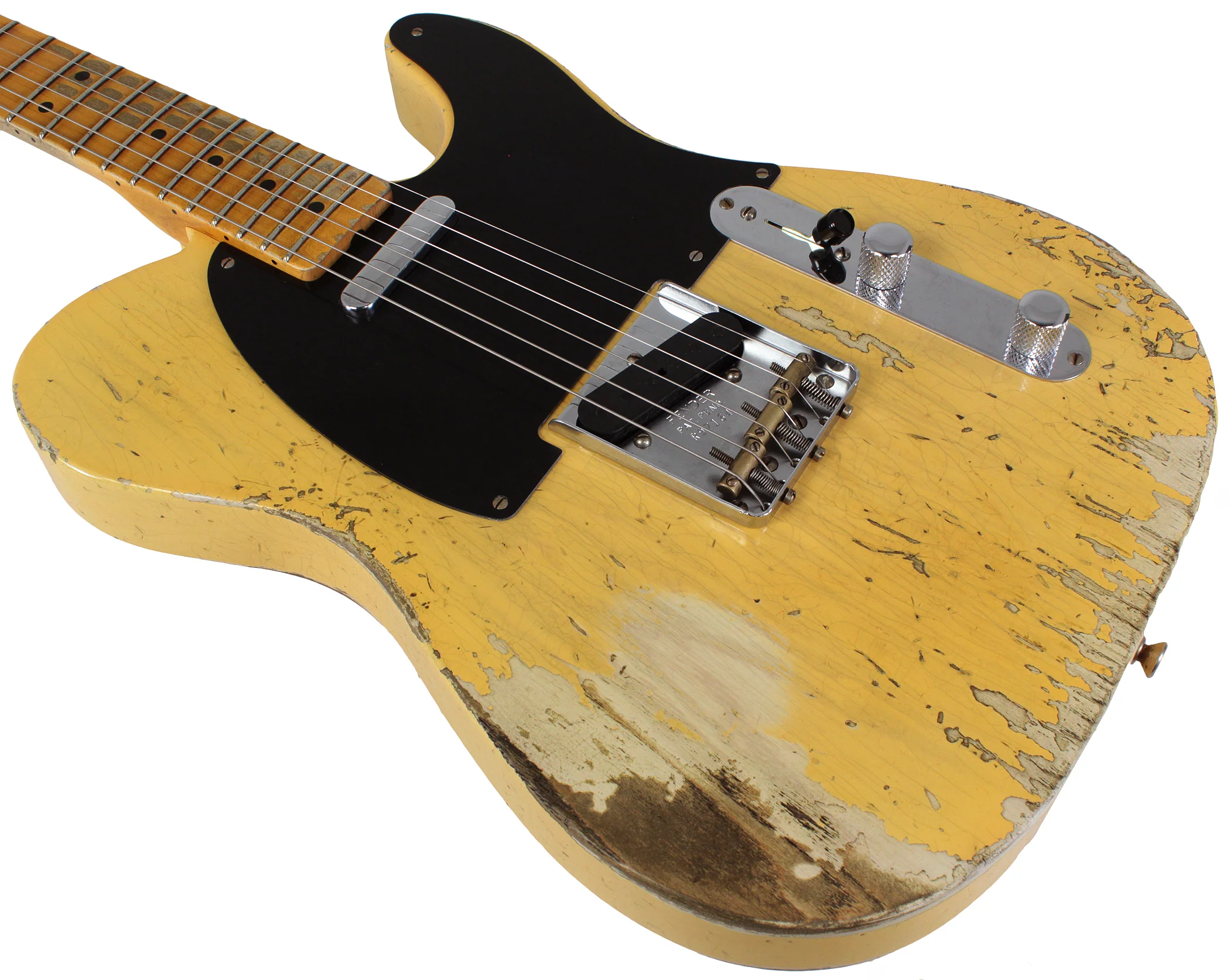 Fender Custom Shop 1951 Heavy Relic Nocaster, Faded Nocaster Blonde - Image 3