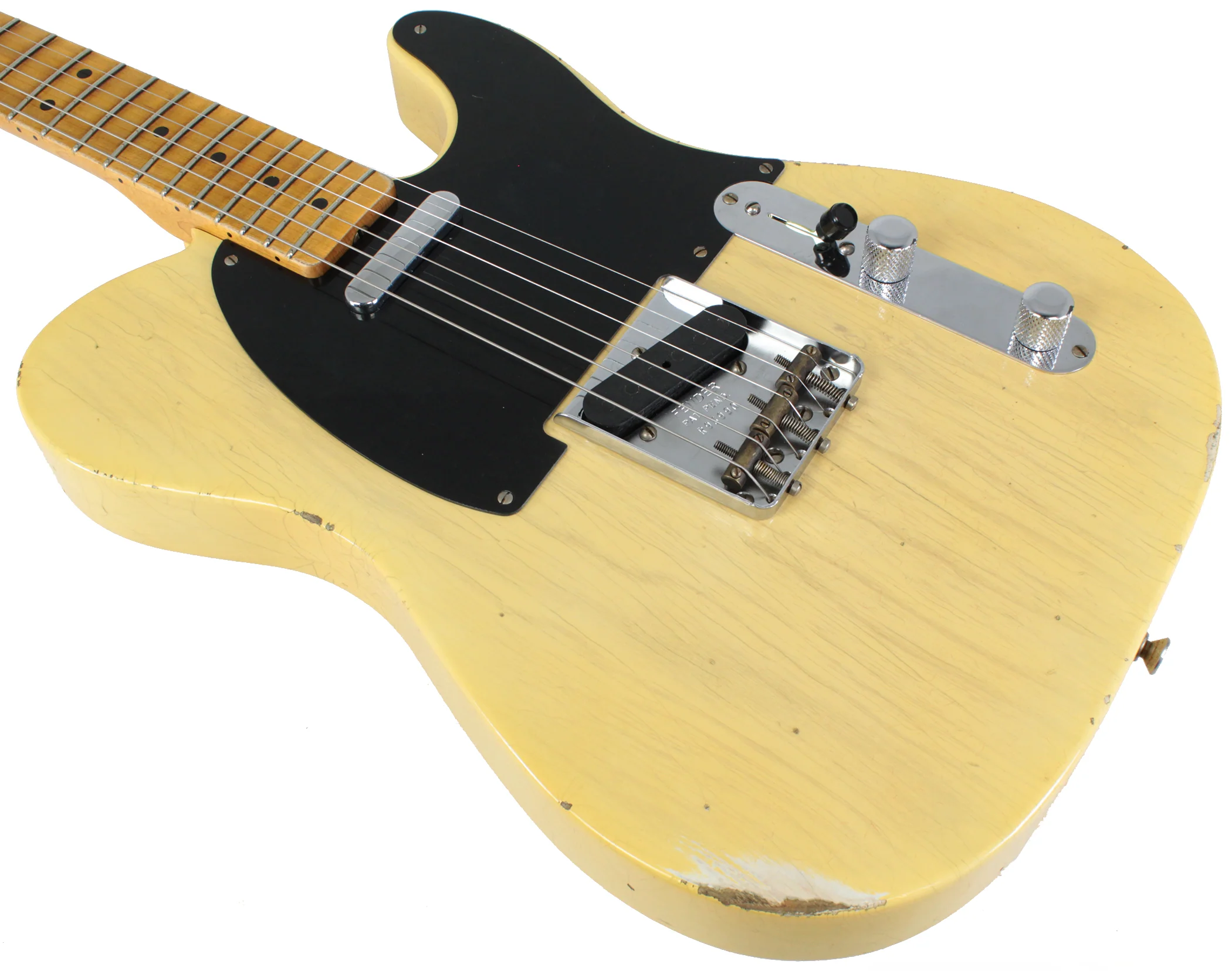 Fender Custom Shop 1951 Relic Nocaster - Faded Nocaster Blonde - Image 4