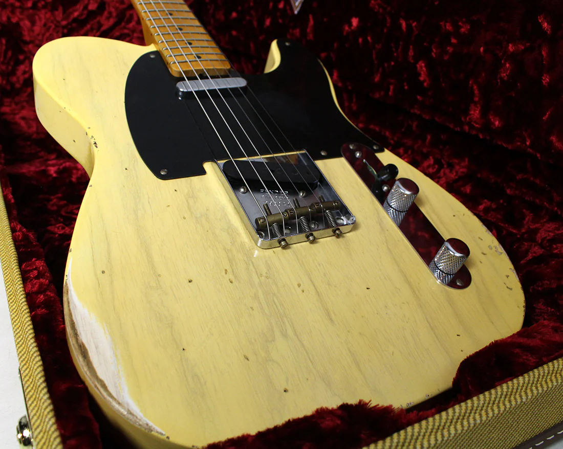 Fender Custom Shop 1951 Relic Nocaster - Faded Nocaster Blonde - Image 11