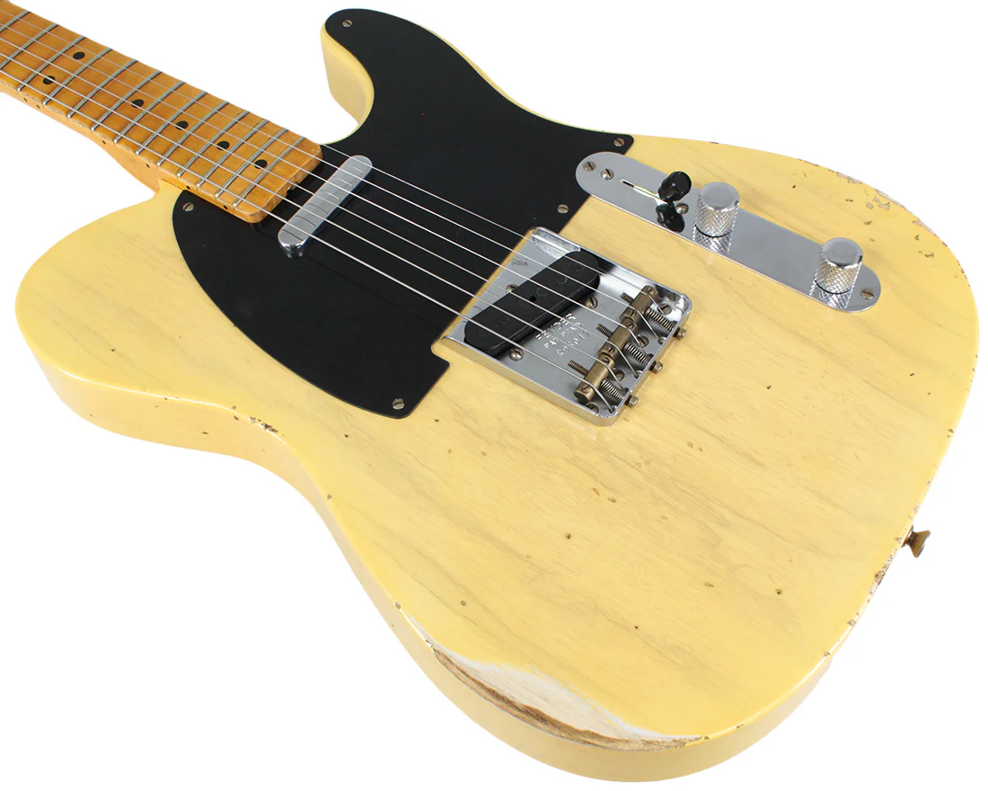 Fender Custom Shop 1951 Relic Nocaster - Faded Nocaster Blonde - Image 4