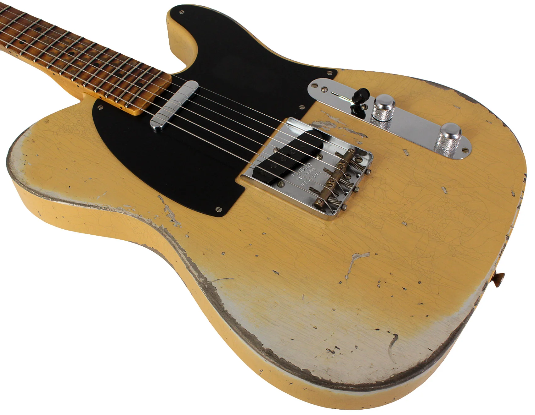 Fender Custom Shop 1952 Heavy Relic Telecaster, Aged Nocaster Blonde - Image 4