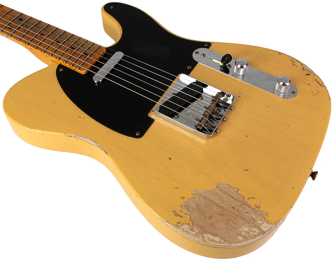 Fender Custom Shop 1952 Heavy Relic Telecaster, Aged Nocaster Blonde - Image 5
