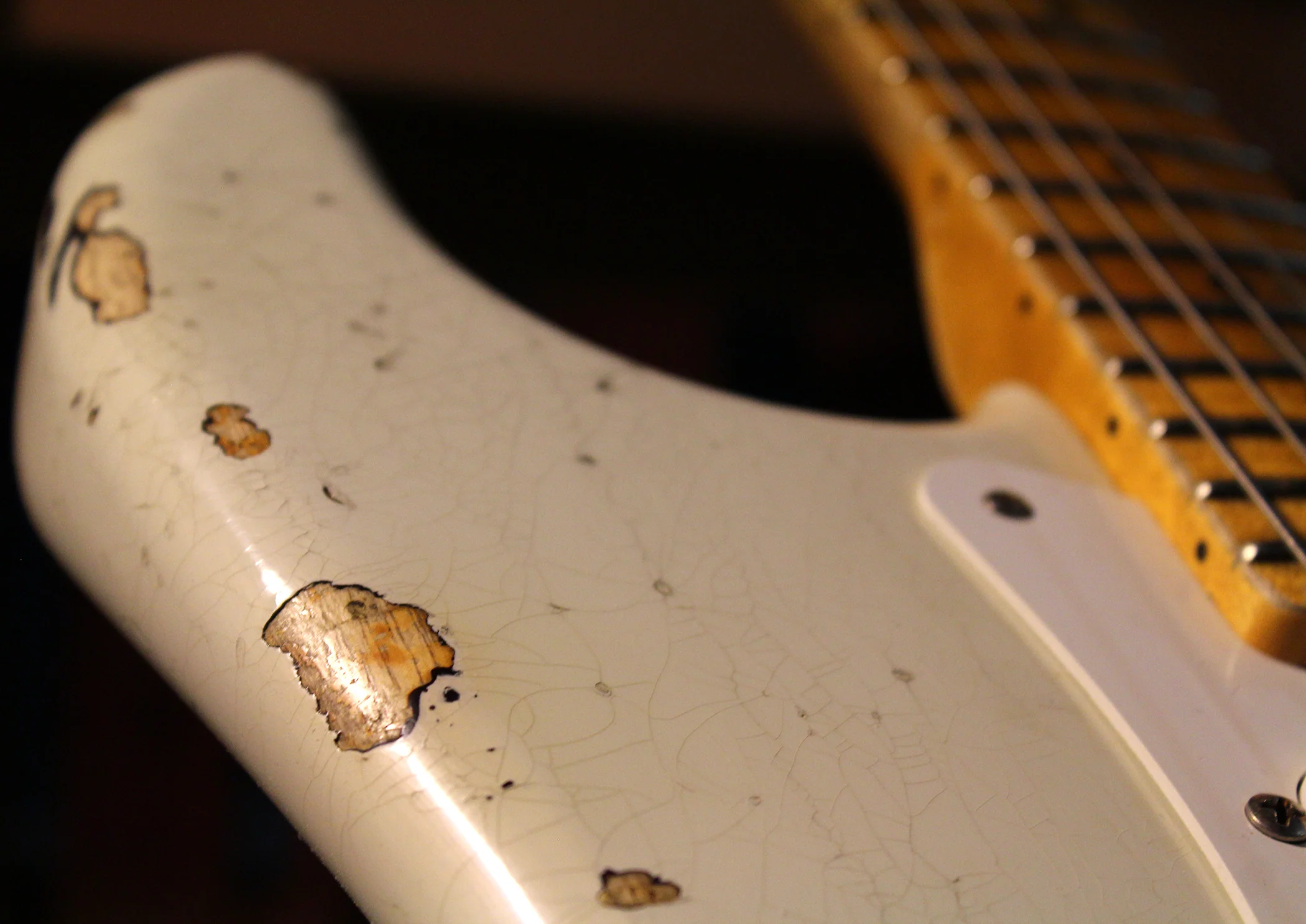 Fender Custom Shop 1955 Heavy Relic Stratocaster, Desert Tan over 2 Tone Sunburst - Image 13