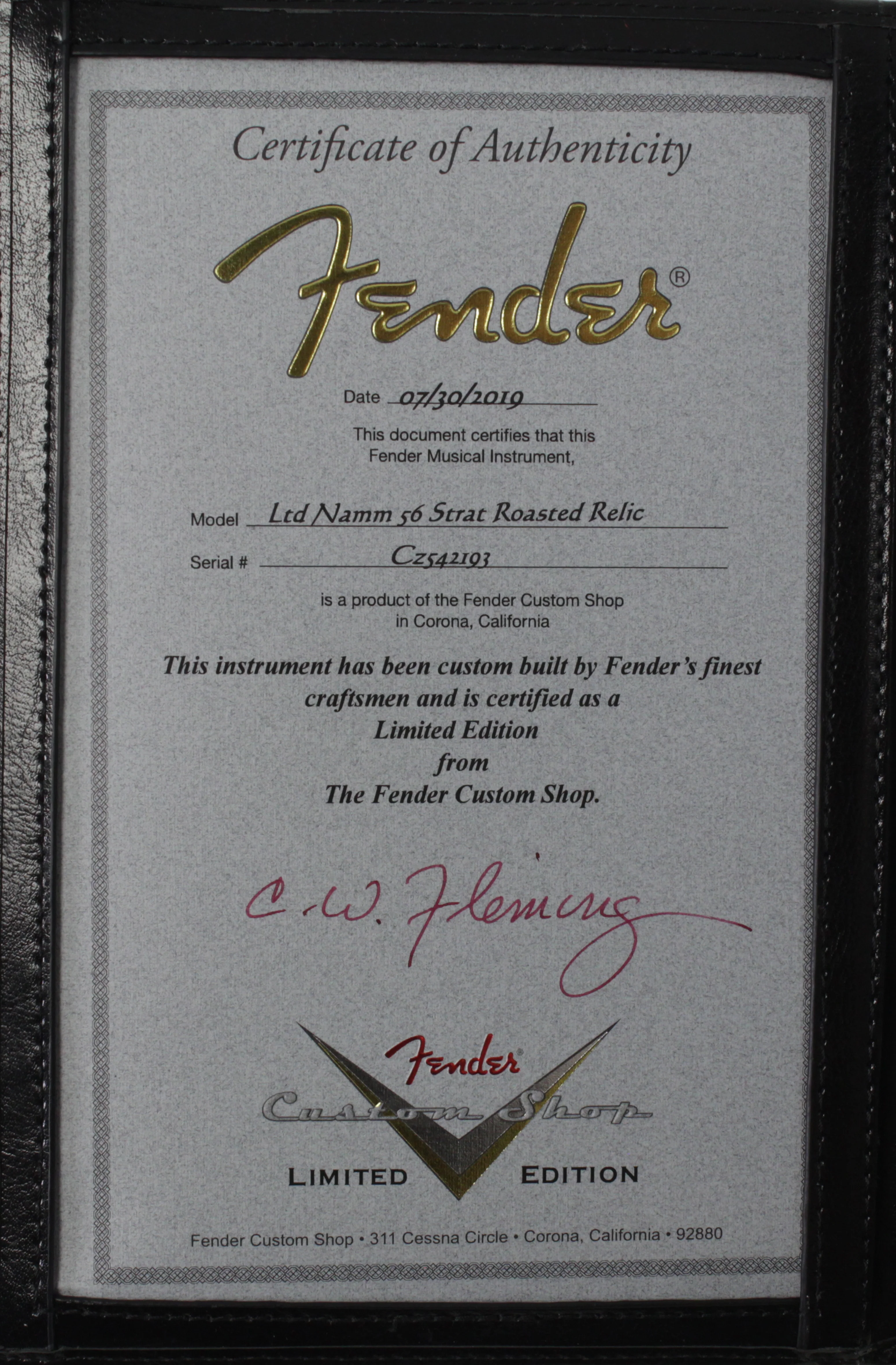 Fender Custom Shop 1956 Relic Roasted Strat, Aged Vintage White - Image 11
