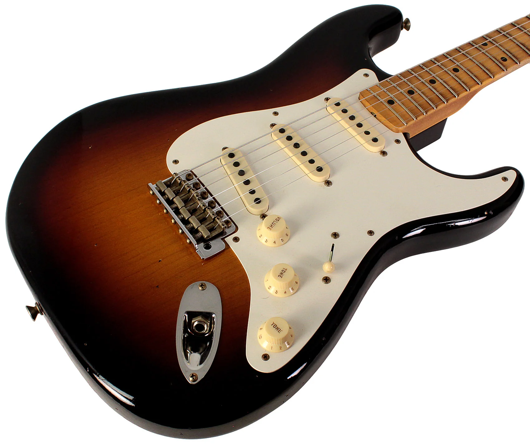 Fender Custom Shop 1956 Stratocaster, Journeyman Relic, Wide Fade 2-Tone Sunburst - Image 2