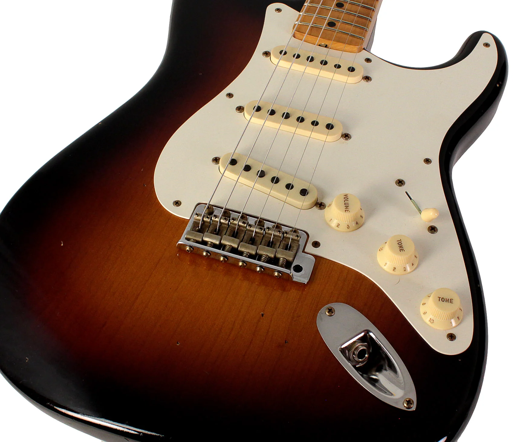 Fender Custom Shop 1956 Stratocaster, Journeyman Relic, Wide Fade 2-Tone Sunburst - Image 3