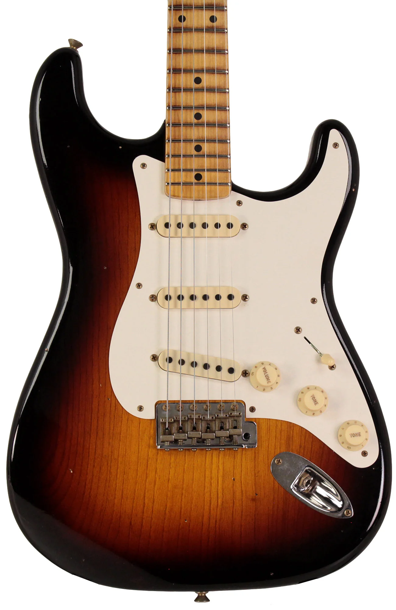 Fender Custom Shop 1956 Stratocaster, Journeyman Relic, Wide Fade 2-Tone Sunburst - Image 5