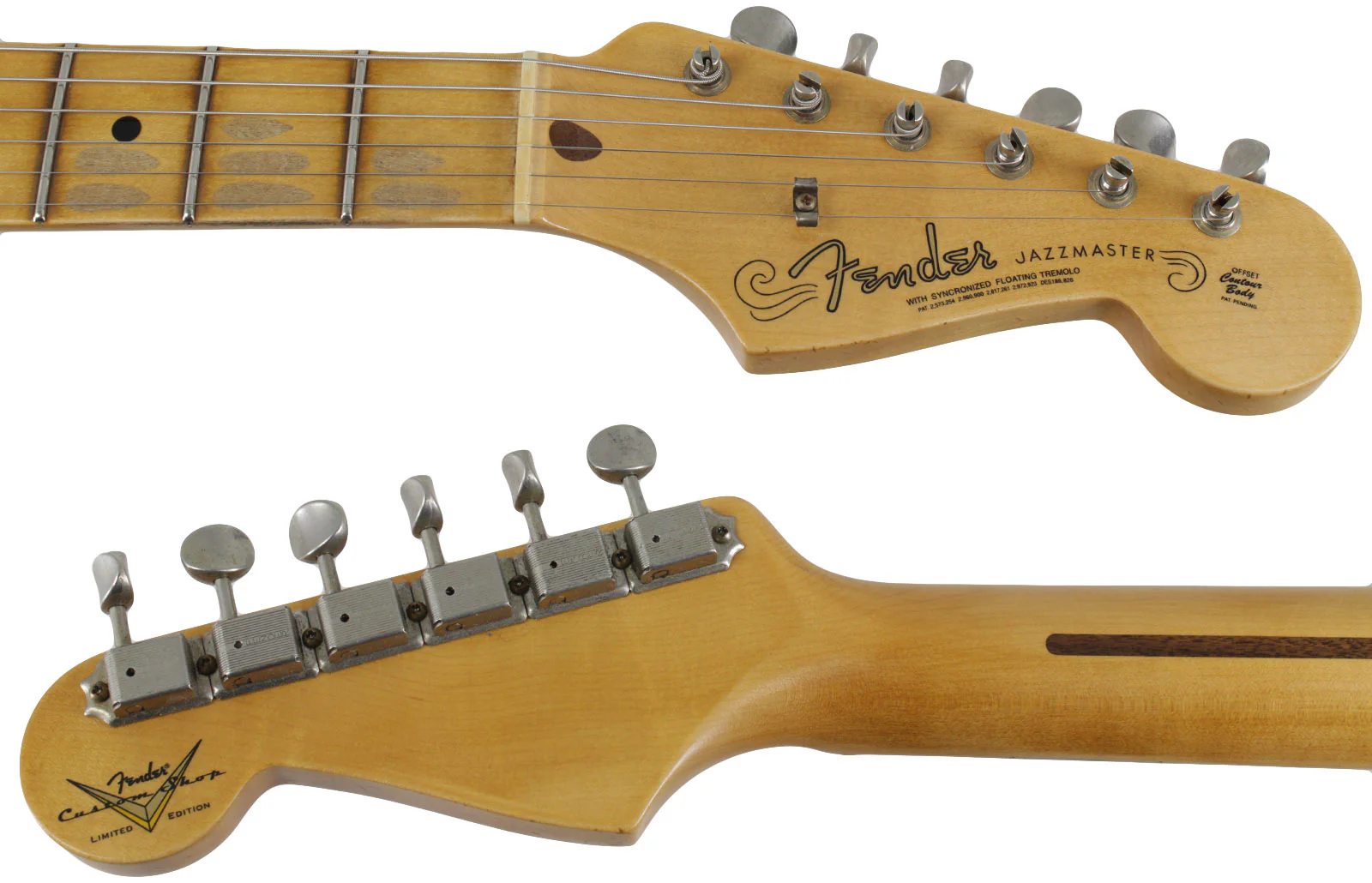 Fender Custom Shop 1958 Journeyman Relic Jazzmaster - Aged Olympic White - Image 10