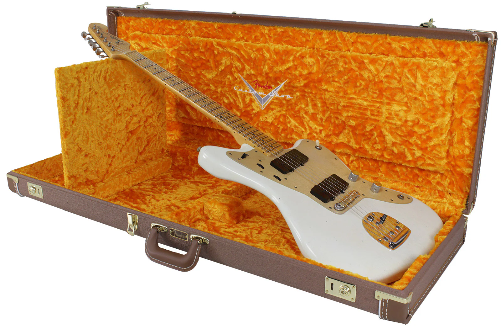 Fender Custom Shop 1958 Journeyman Relic Jazzmaster - Aged Olympic White - Image 11
