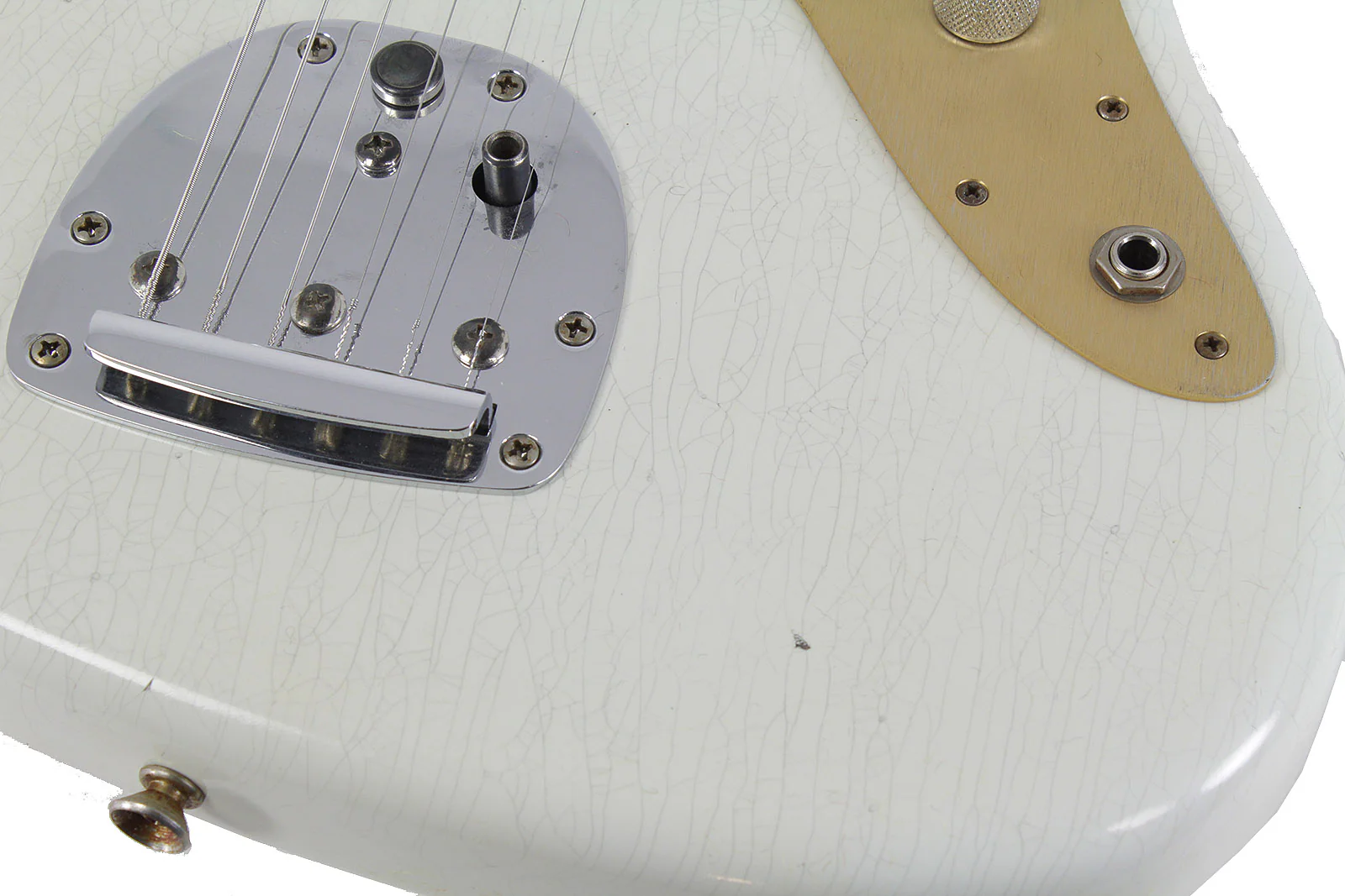 Fender Custom Shop 1958 Journeyman Relic Jazzmaster - Aged Olympic White - Image 4