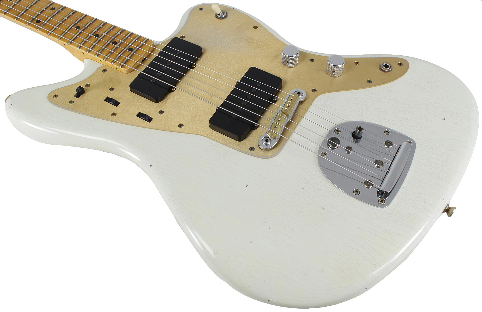 Fender Custom Shop 1958 Journeyman Relic Jazzmaster - Aged Olympic White - Image 6