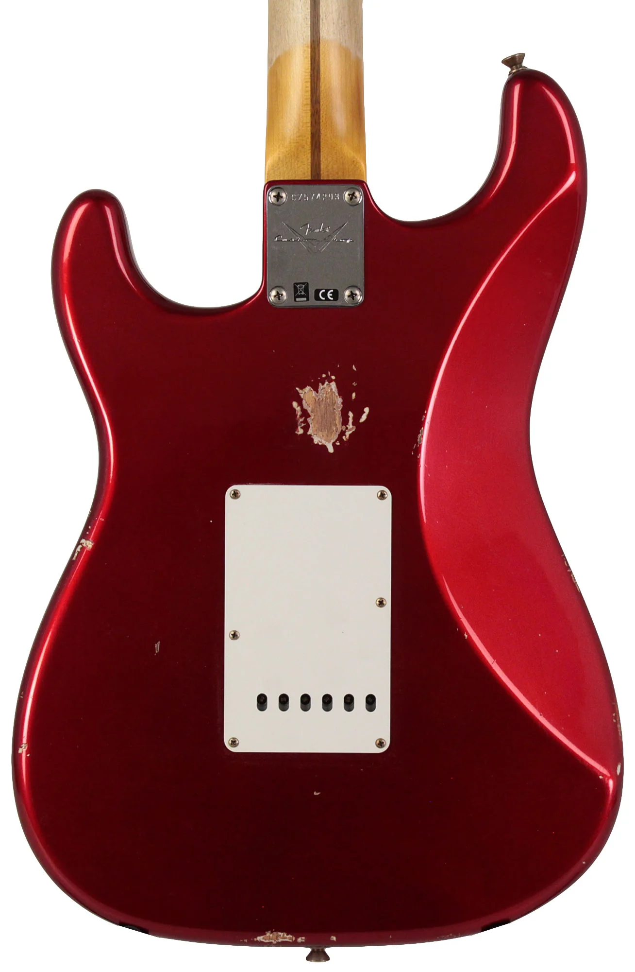 Fender Custom Shop 1958 Strat, Relic, Faded Aged Candy Apple Red - Image 6