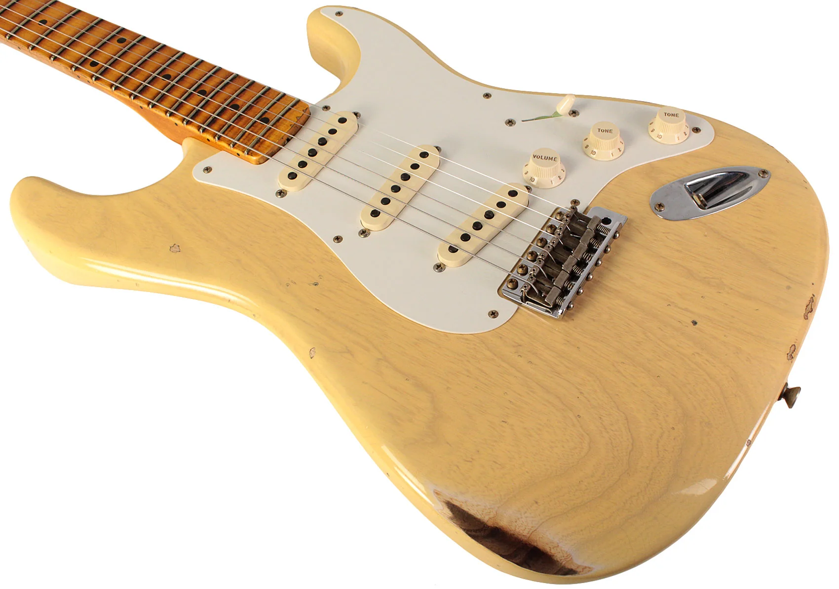 Fender Custom Shop 1958 Strat, Relic, Natural Blonde - Image 4