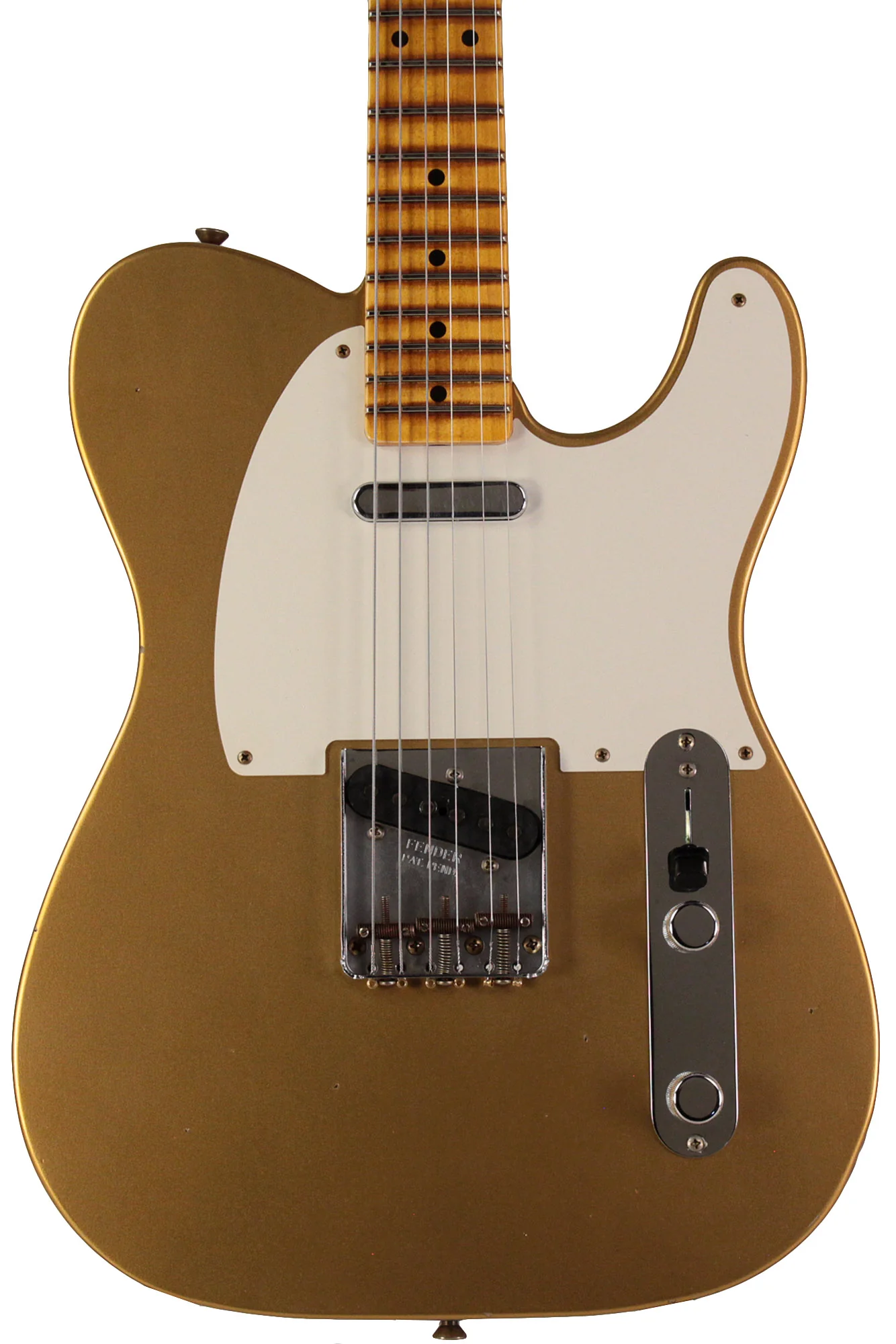 Fender Custom Shop 1958 Telecaster, Journeyman Relic, Aged HLE Gold - Image 5