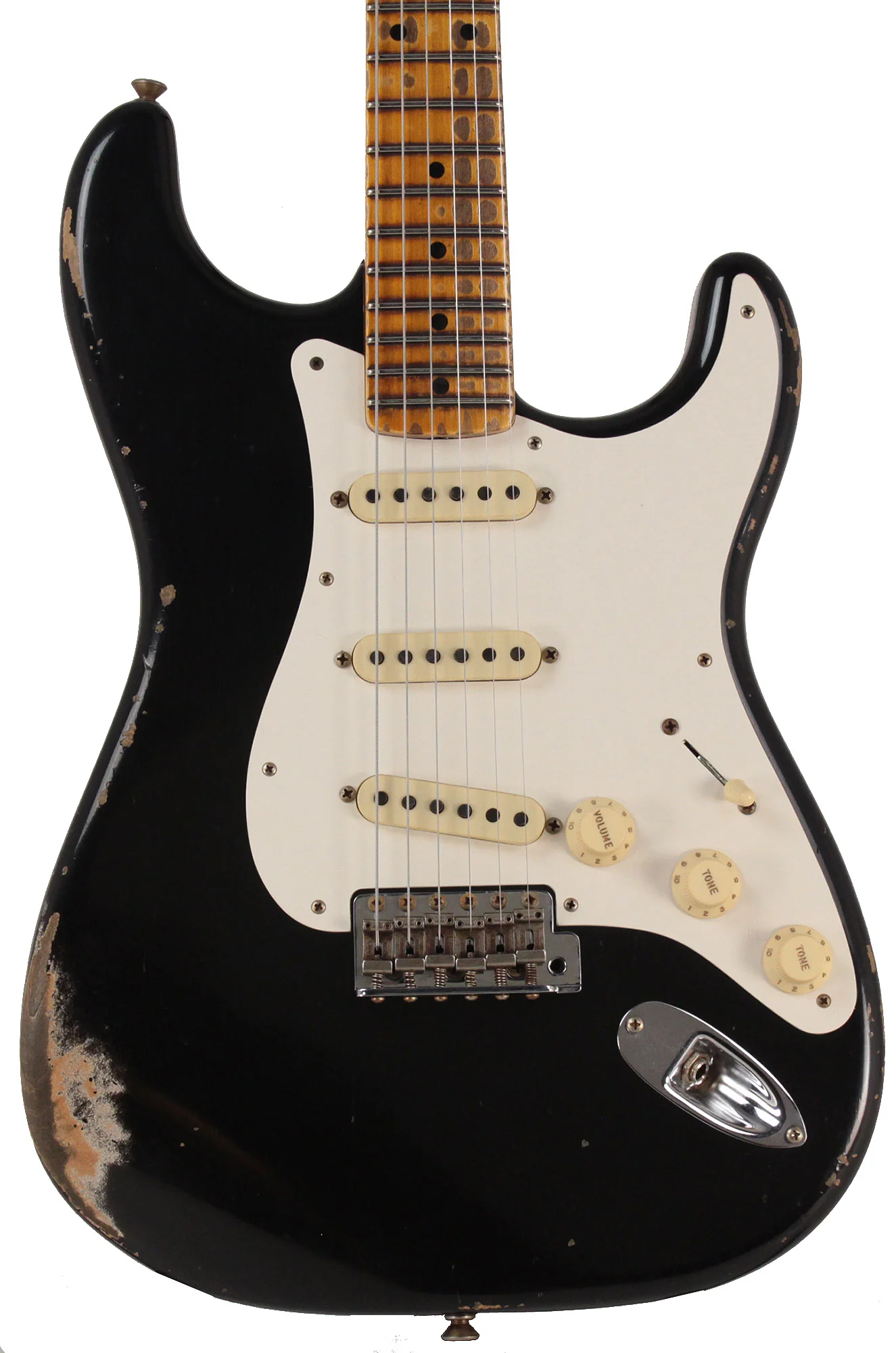 Fender Custom Shop Limited 1959 Heavy Relic Stratocaster, Aged Black - Image 3