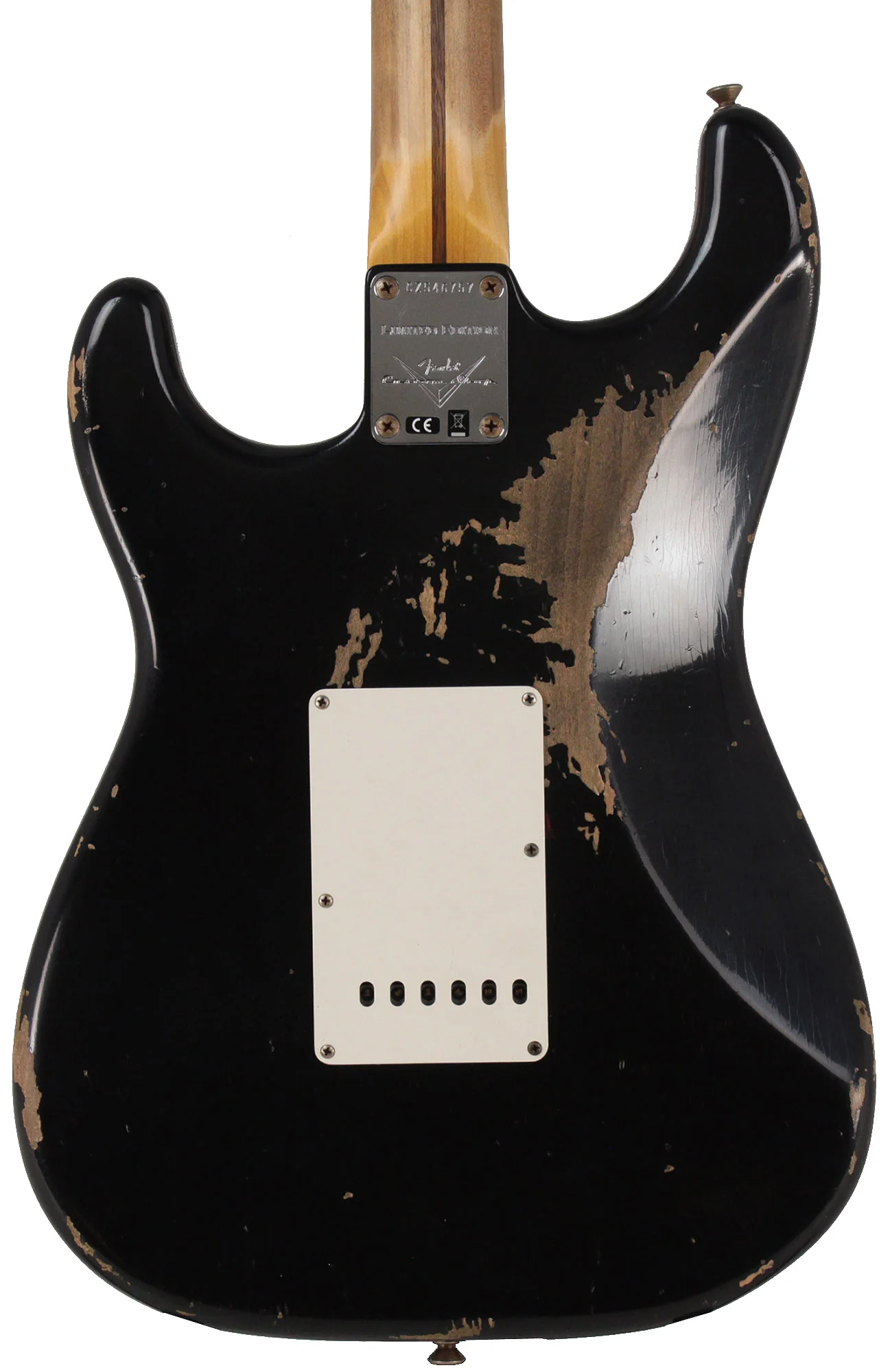 Fender Custom Shop Limited 1959 Heavy Relic Stratocaster, Aged Black - Image 4