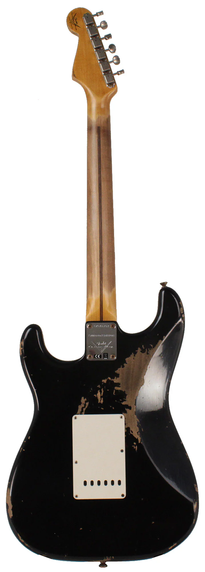 Fender Custom Shop Limited 1959 Heavy Relic Stratocaster, Aged Black - Image 5