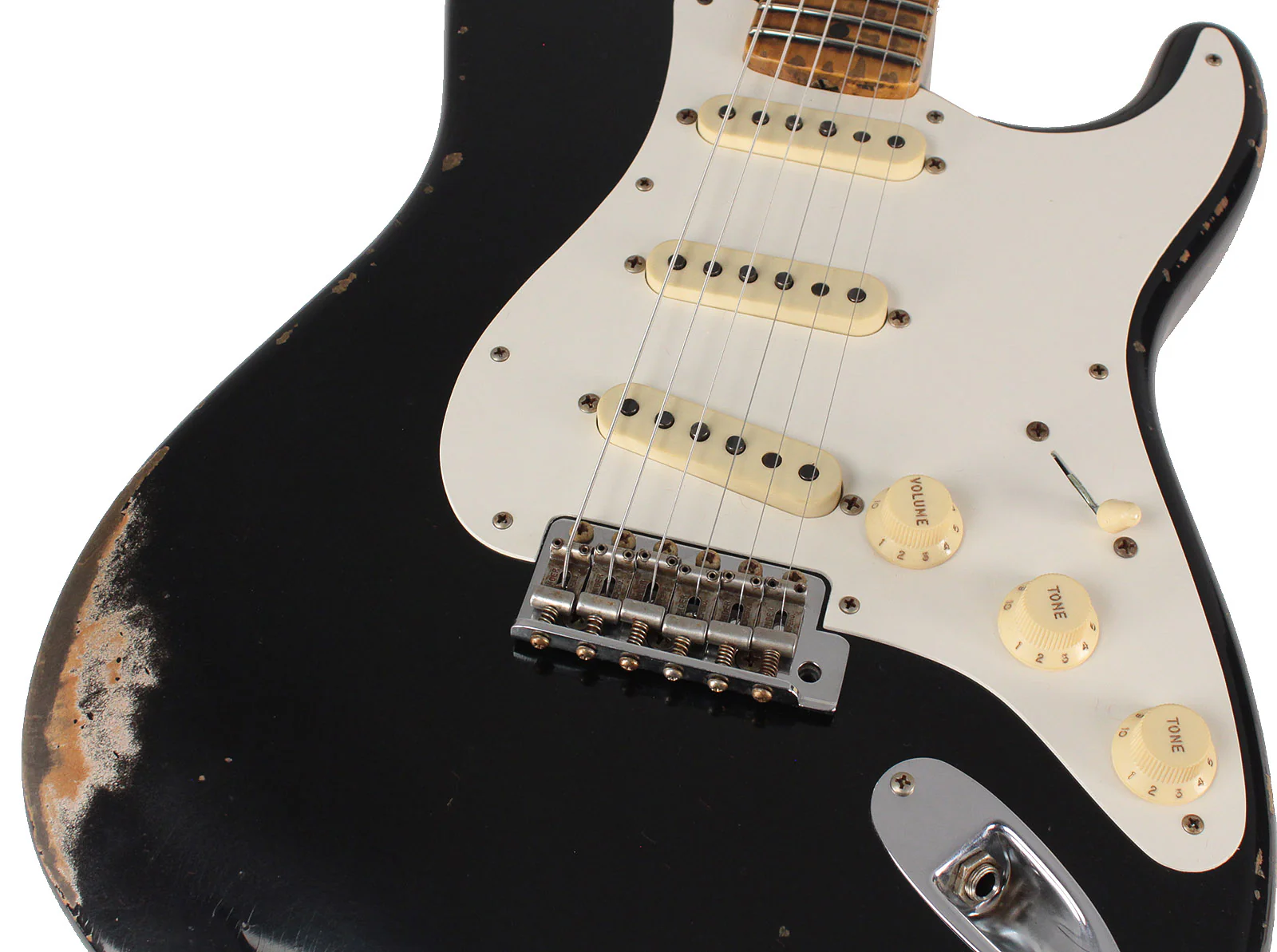 Fender Custom Shop Limited 1959 Heavy Relic Stratocaster, Aged Black - Image 6