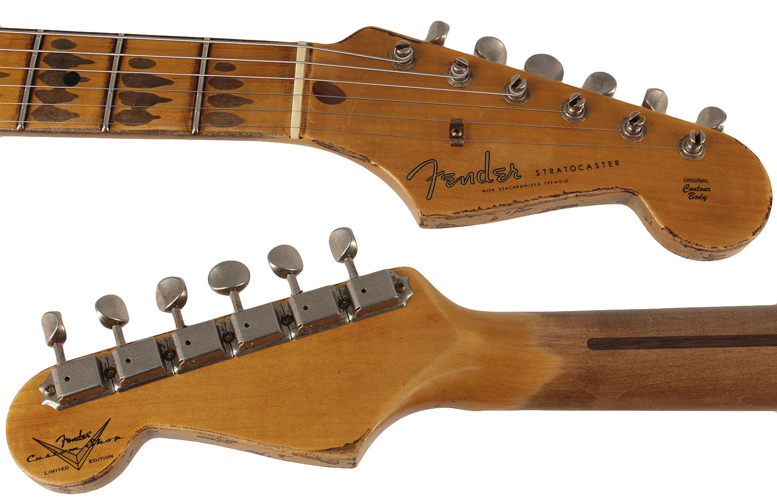 Fender Custom Shop Limited 1959 Heavy Relic Stratocaster, Aged Black - Image 9