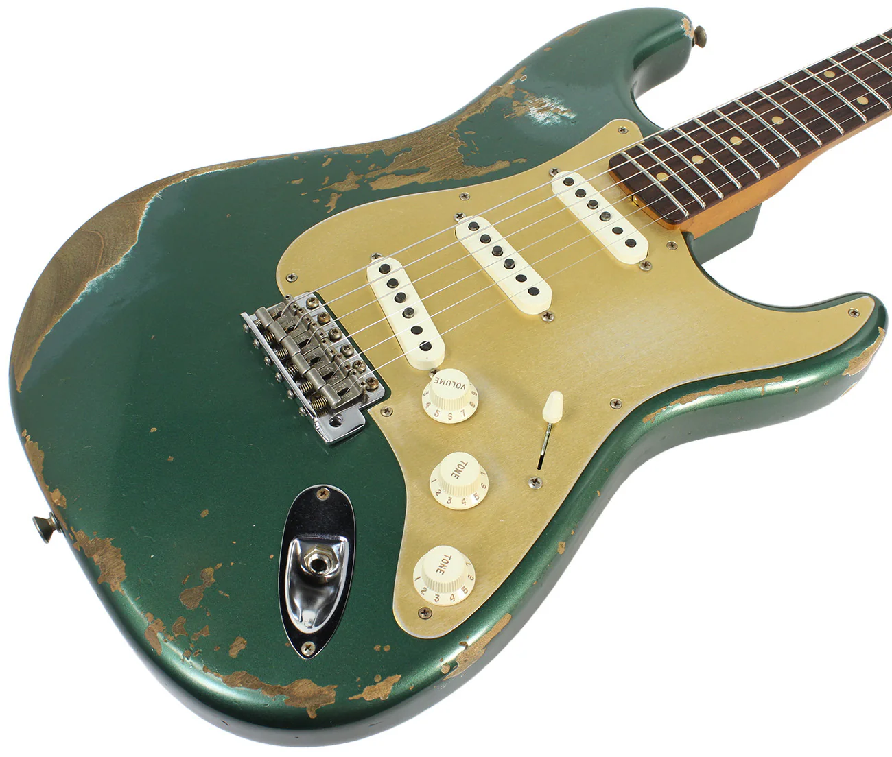 Fender Custom Shop 1959 Heavy Relic Stratocaster - Aged Sherwood Green - NAMM - Image 2