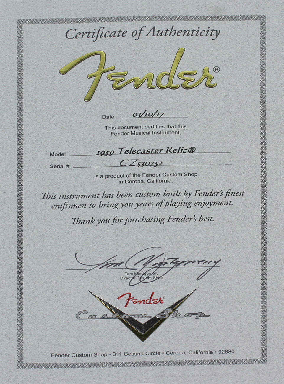Fender Custom Shop 1959 Relic Tele Custom - Faded Chocolate 3-Tone Sunburst - NAMM - Image 10