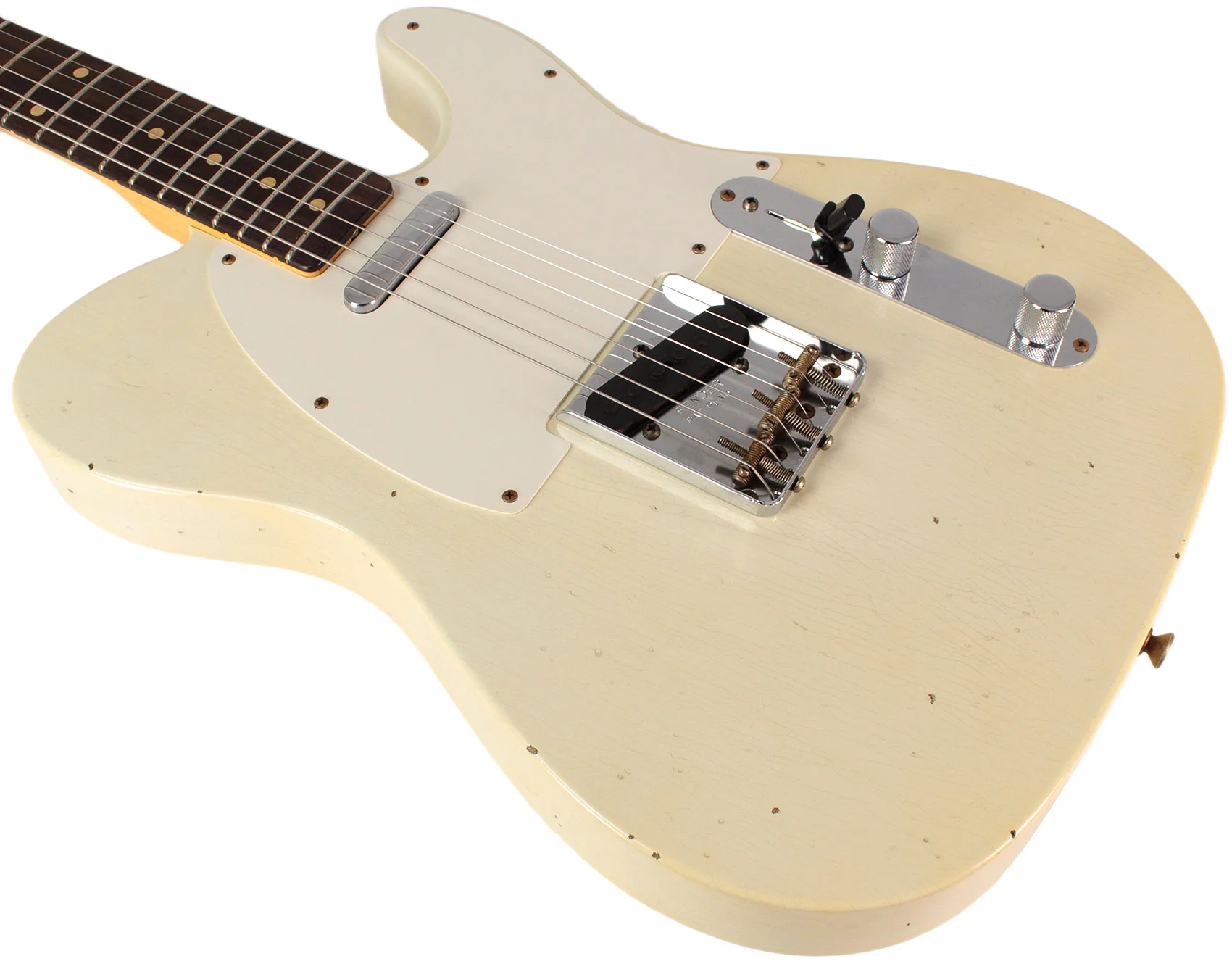 Fender Custom Shop Limited 1959 Telecaster, Journeyman Relic, Aged Olympic White - Image 4