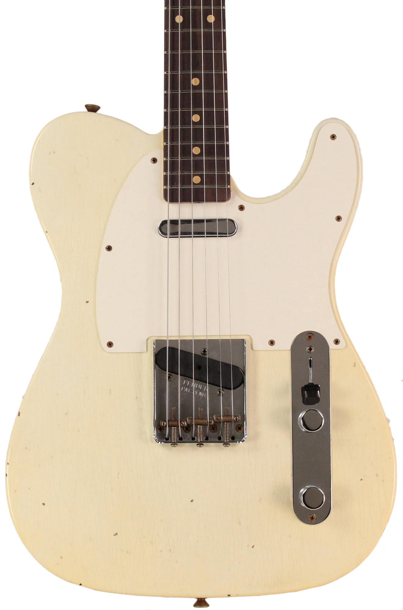 Fender Custom Shop Limited 1959 Telecaster, Journeyman Relic, Aged Olympic White - Image 6
