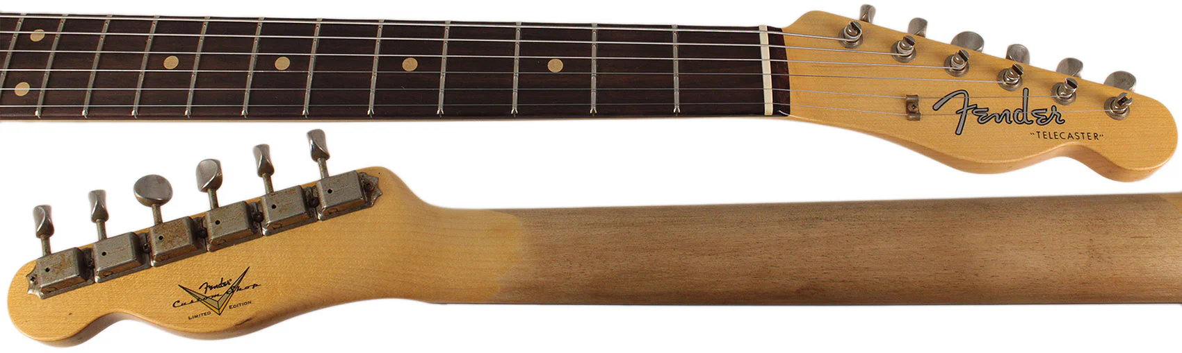 Fender Custom Shop Limited 1959 Telecaster, Journeyman Relic, Aged Olympic White - Image 8