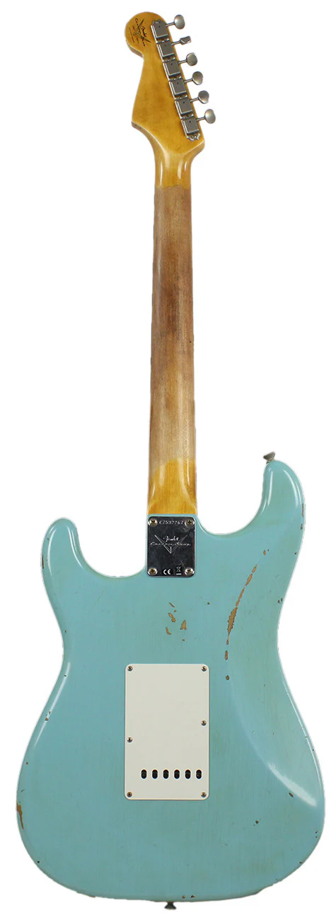 Fender Custom Shop 1960 Relic Stratocaster - Aged Daphne Blue - Image 5