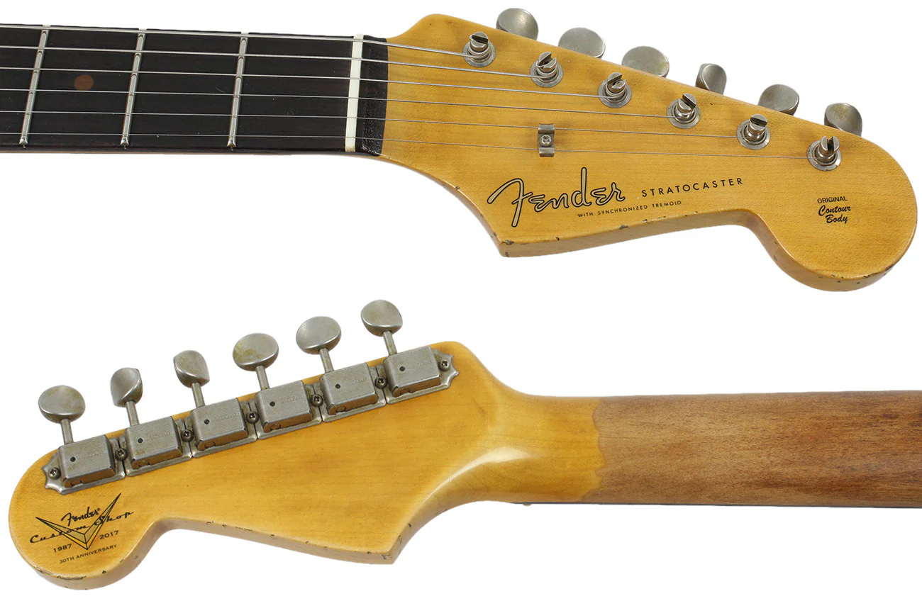 Fender Custom Shop 1960 Relic Stratocaster - Aged Daphne Blue - Image 8