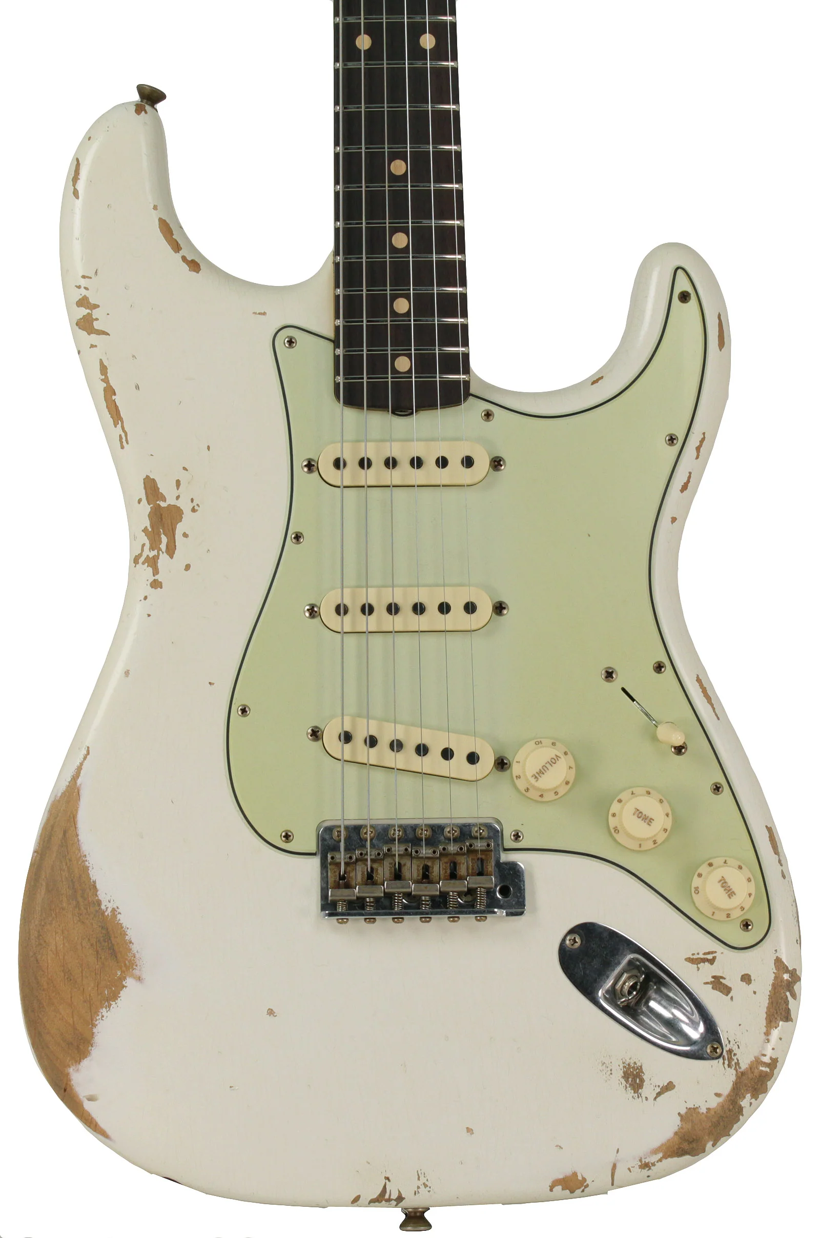 Fender Custom Shop 1960 Relic Stratocaster, Aged Olympic White - Image 5
