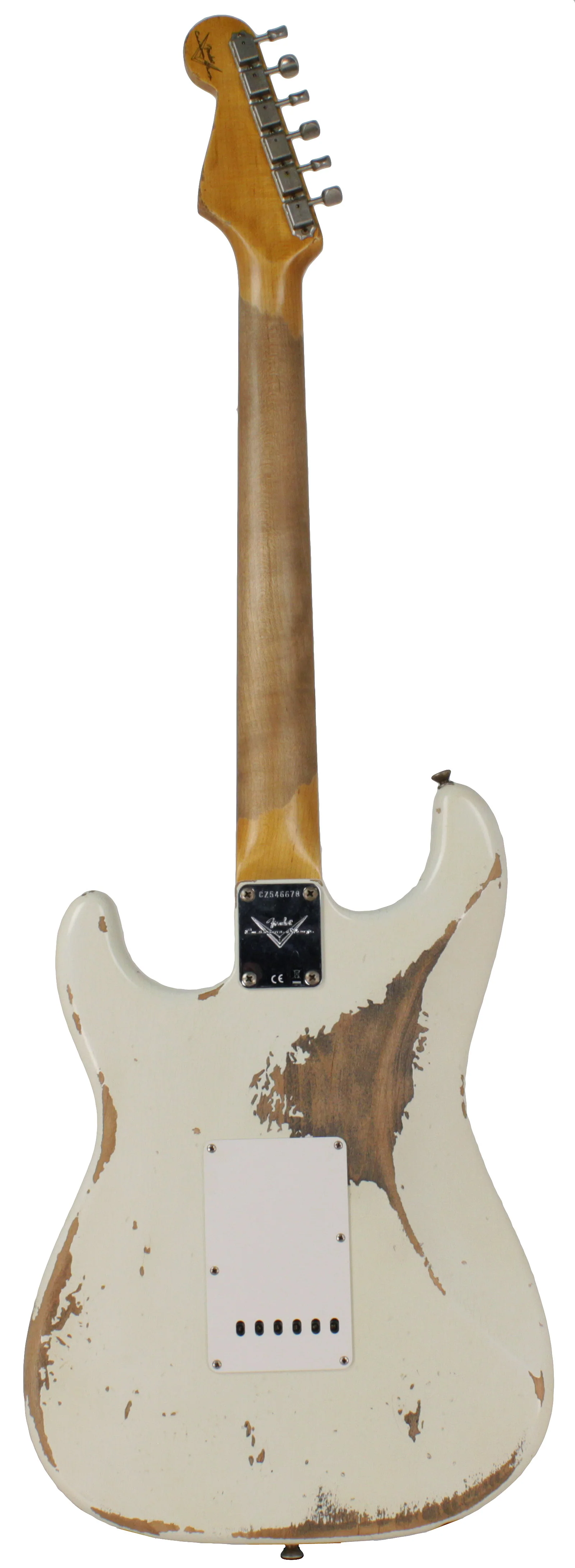 Fender Custom Shop 1960 Relic Stratocaster, Aged Olympic White - Image 6