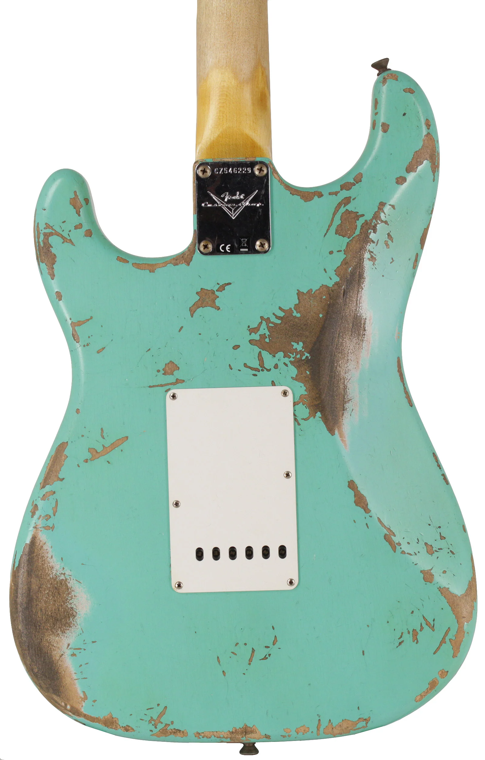 Fender Custom Shop 1960 Relic Stratocaster, Faded, Aged Sea Foam Green - Image 7