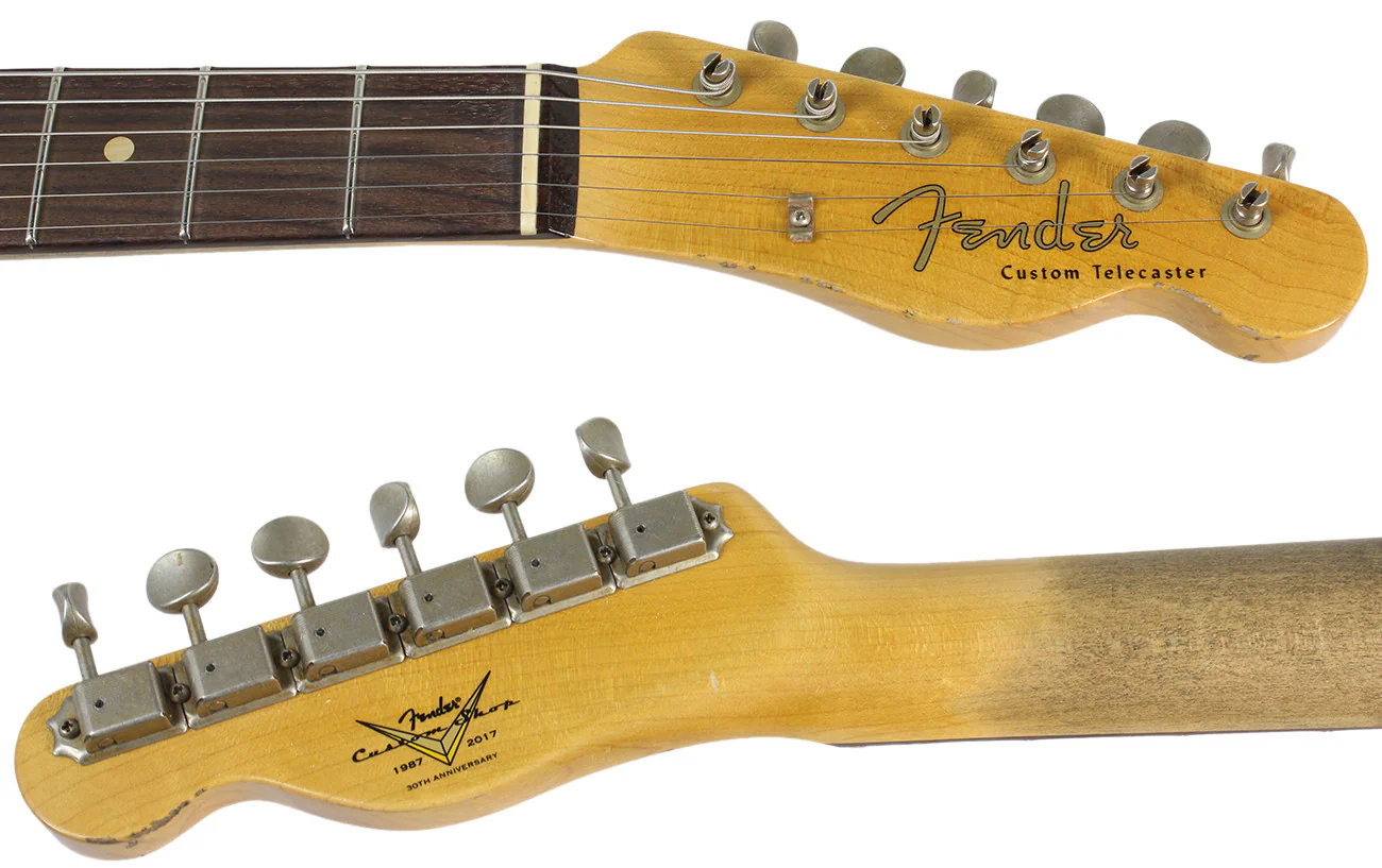 Fender Custom Shop 1960 Relic Tele Custom - Gold Sparkle - NAMM - Image 8