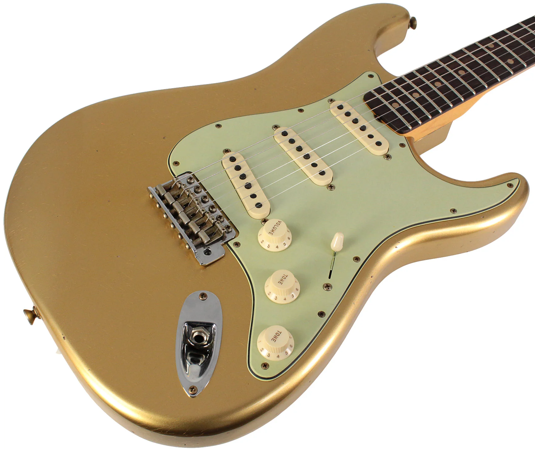 Fender Custom Shop 1960 Stratocaster, Journeyman Relic, Aged Aztec Gold - Image 2