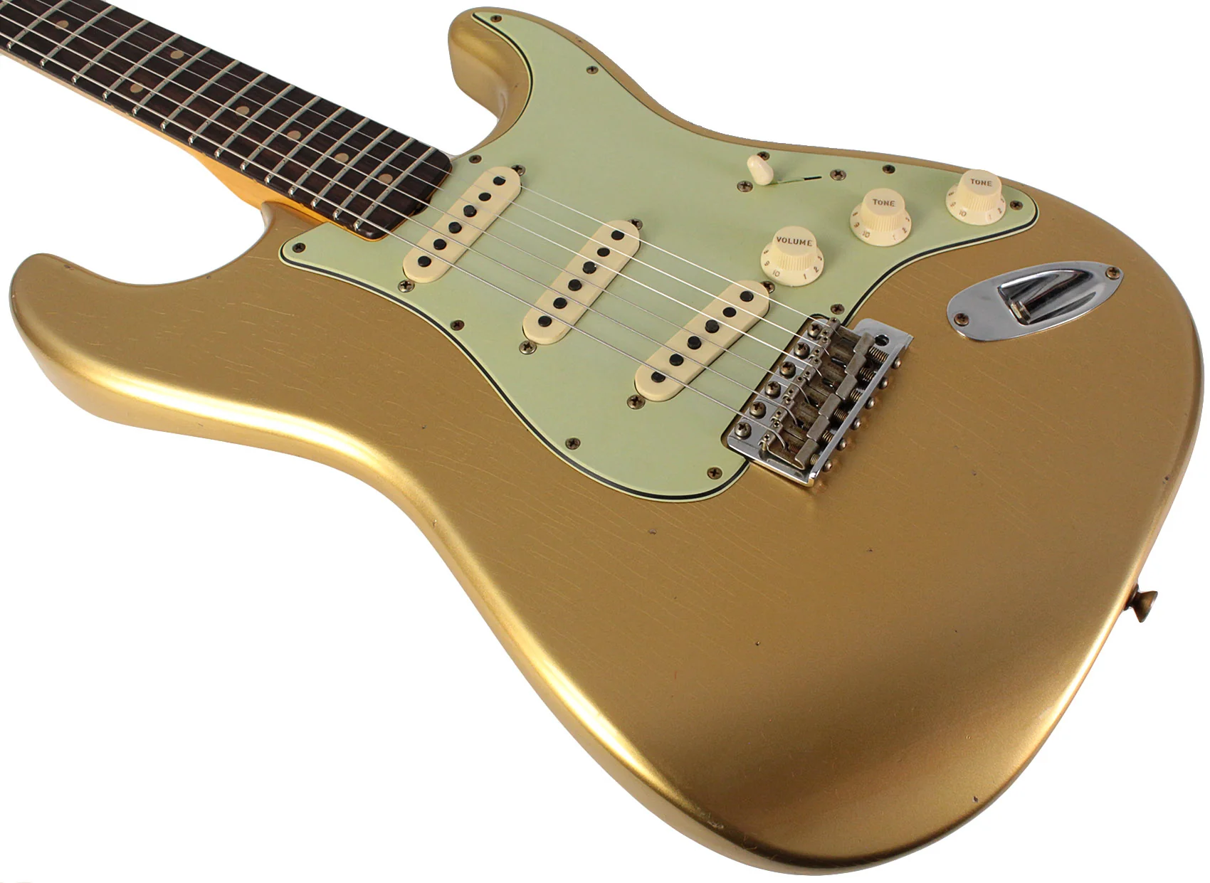 Fender Custom Shop 1960 Stratocaster, Journeyman Relic, Aged Aztec Gold - Image 4