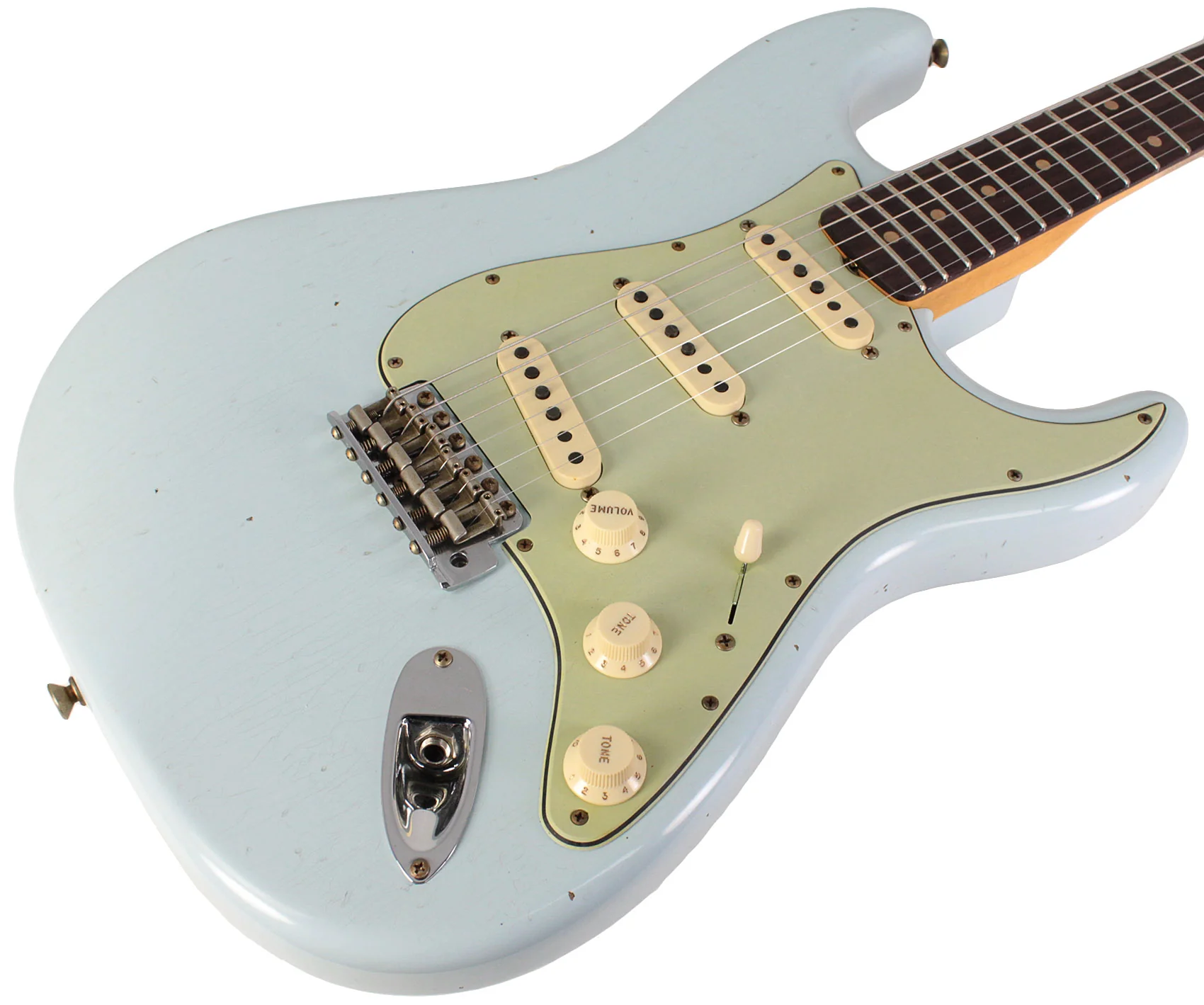Fender Custom Shop 1960 Stratocaster, Journeyman Relic, Super Faded Aged Sonic Blue - Image 2
