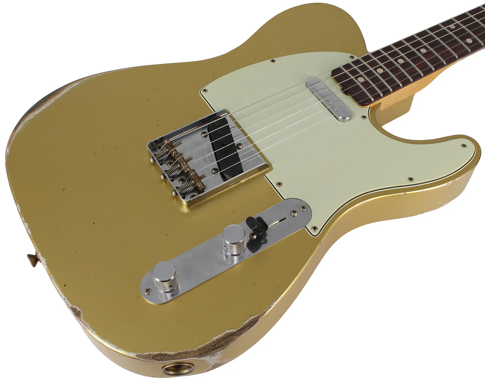 Fender Custom Shop 1961 Relic Telecaster, Aged Aztec Gold - Image 2