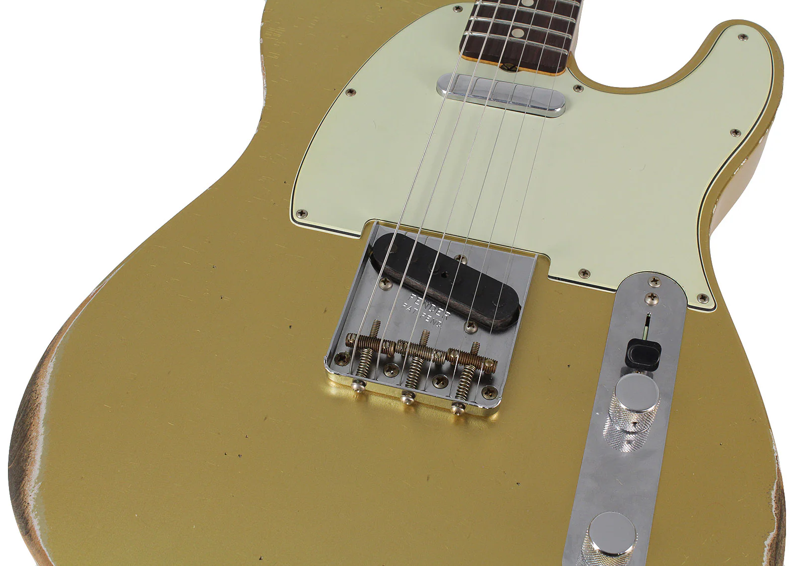 Fender Custom Shop 1961 Relic Telecaster, Aged Aztec Gold - Image 3